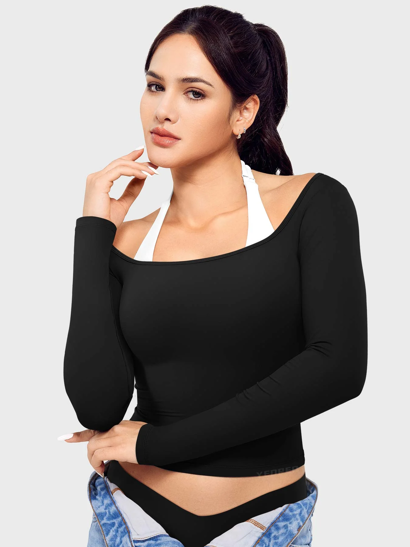 Yeoreo Arleney Square Neck Long Sleeve - Image 14