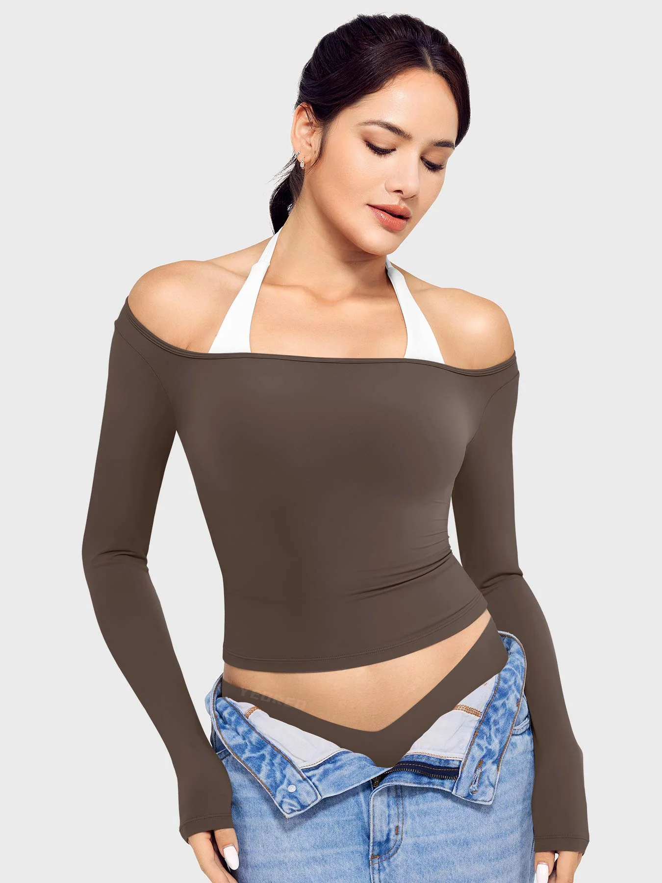 Yeoreo Arleney Square Neck Long Sleeve - Image 3