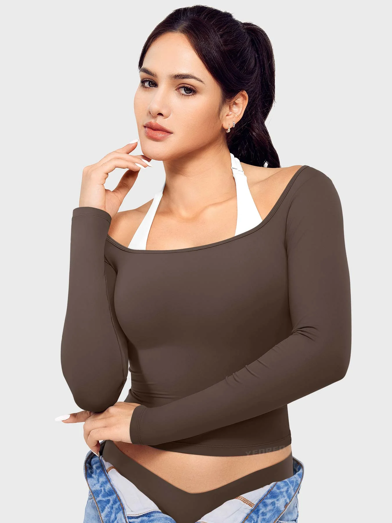 Yeoreo Arleney Square Neck Long Sleeve - Image 4