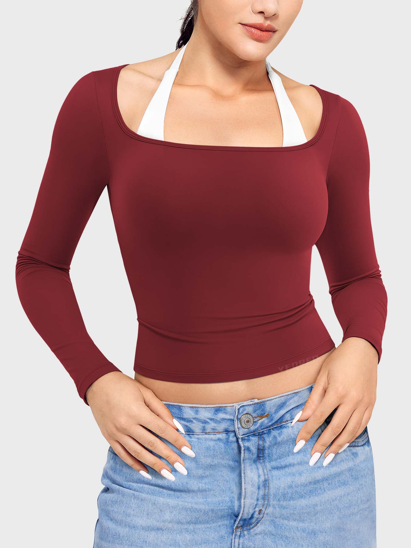 Yeoreo Arleney Square Neck Long Sleeve - Image 6