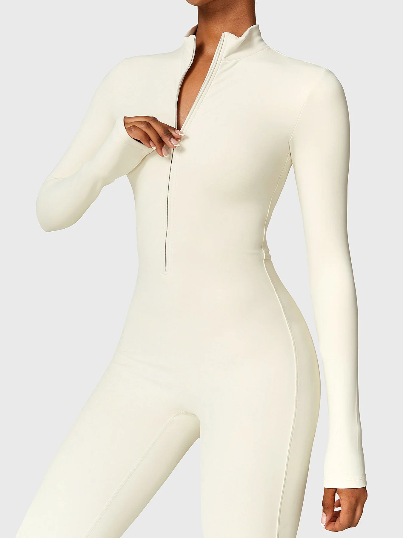 Yeoreo Belle Fleece Long Sleeve Zipper Jumpsuit - Image 15