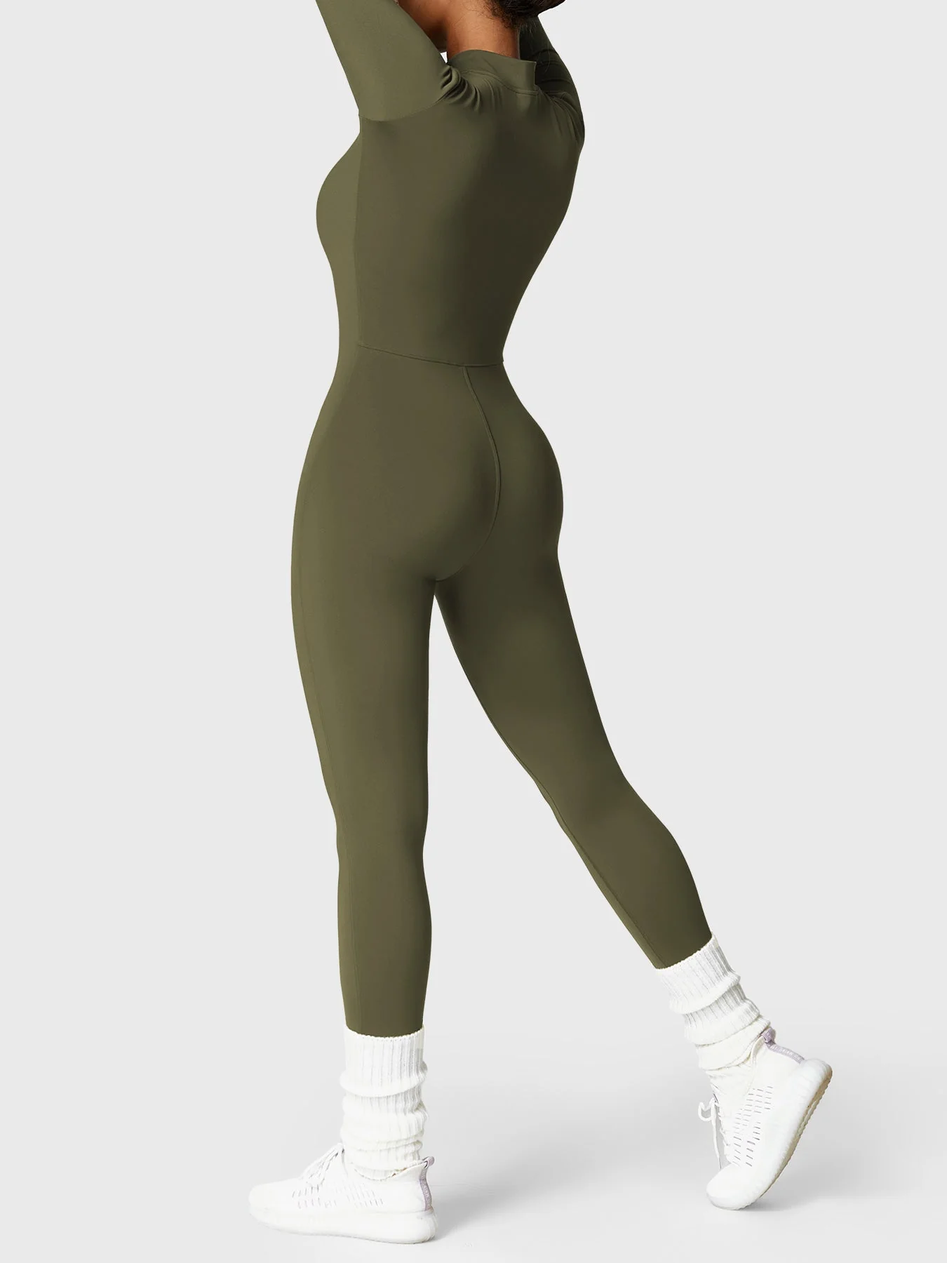 Yeoreo Belle Fleece Long Sleeve Zipper Jumpsuit - Image 39