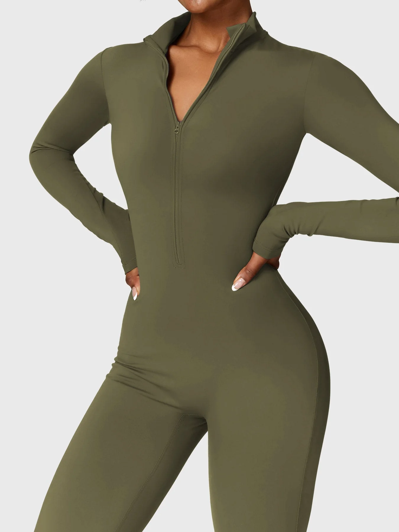 Yeoreo Belle Fleece Long Sleeve Zipper Jumpsuit - Image 42