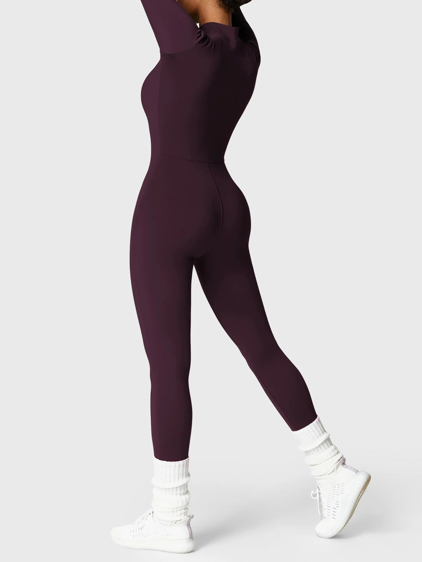 Yeoreo Belle Fleece Long Sleeve Zipper Jumpsuit - Image 48