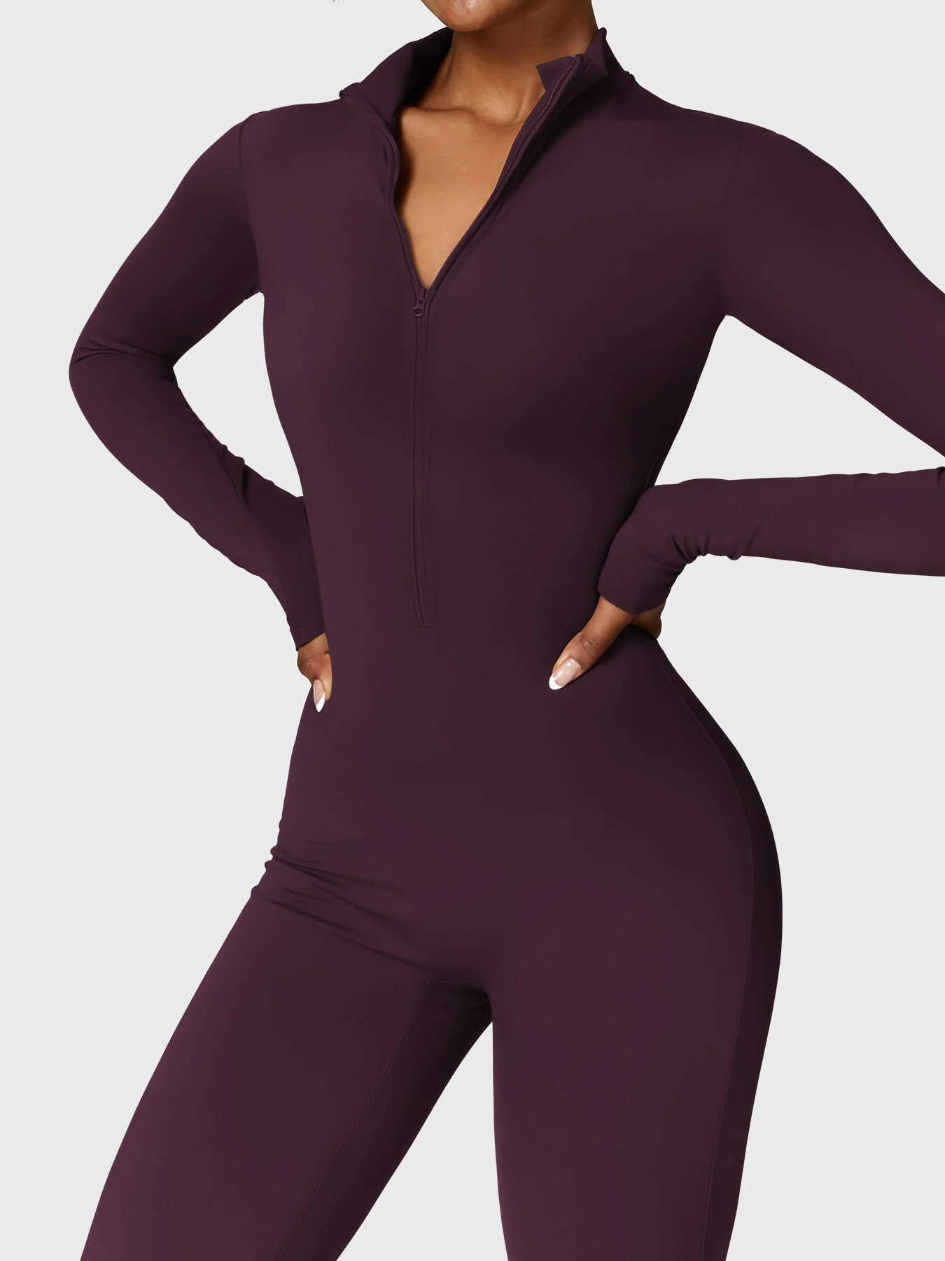 Yeoreo Belle Fleece Long Sleeve Zipper Jumpsuit - Image 51