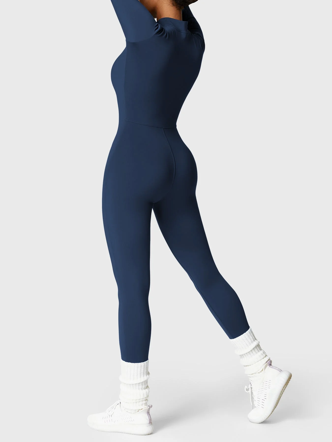 Yeoreo Belle Fleece Long Sleeve Zipper Jumpsuit - Image 57