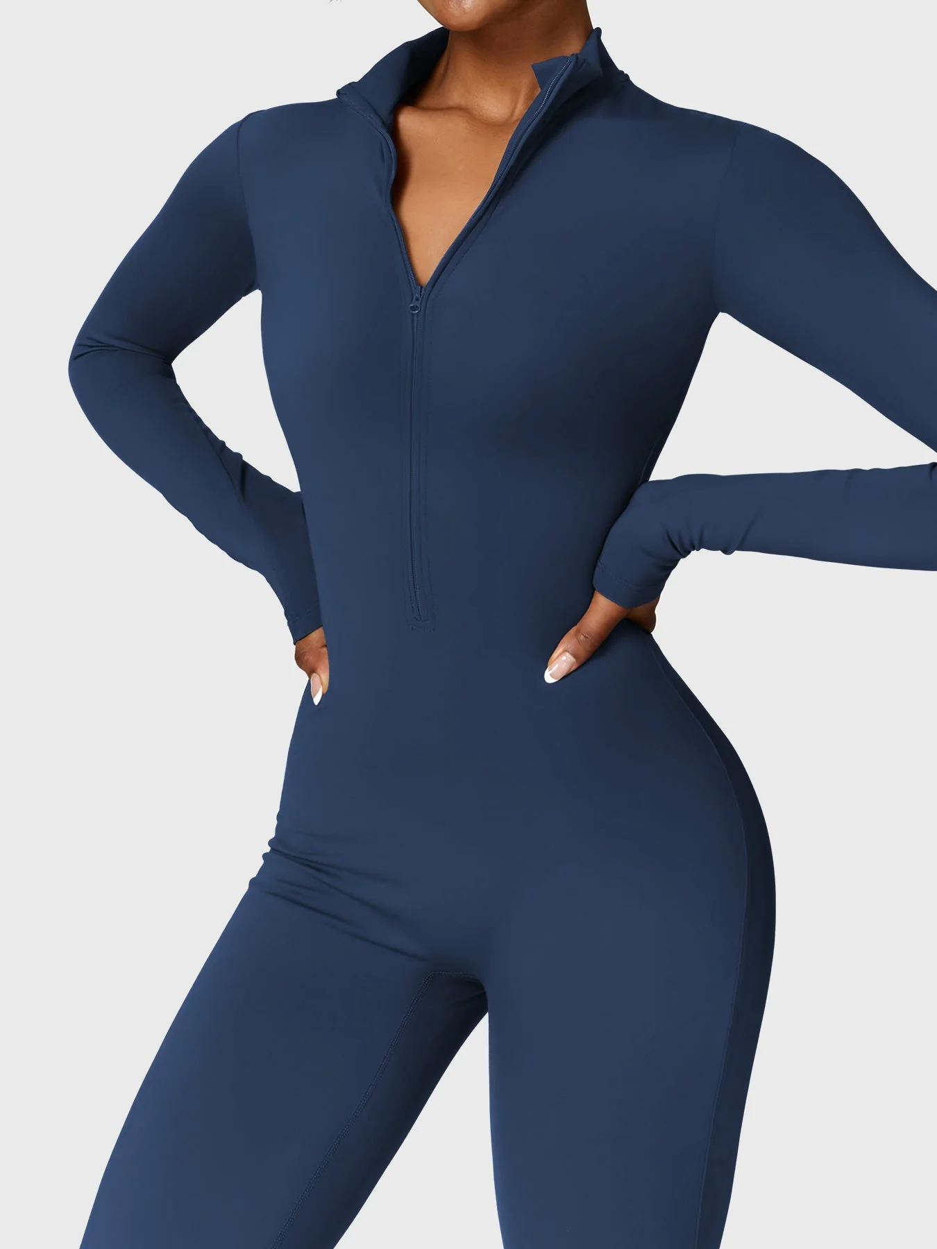 Yeoreo Belle Fleece Long Sleeve Zipper Jumpsuit - Image 60