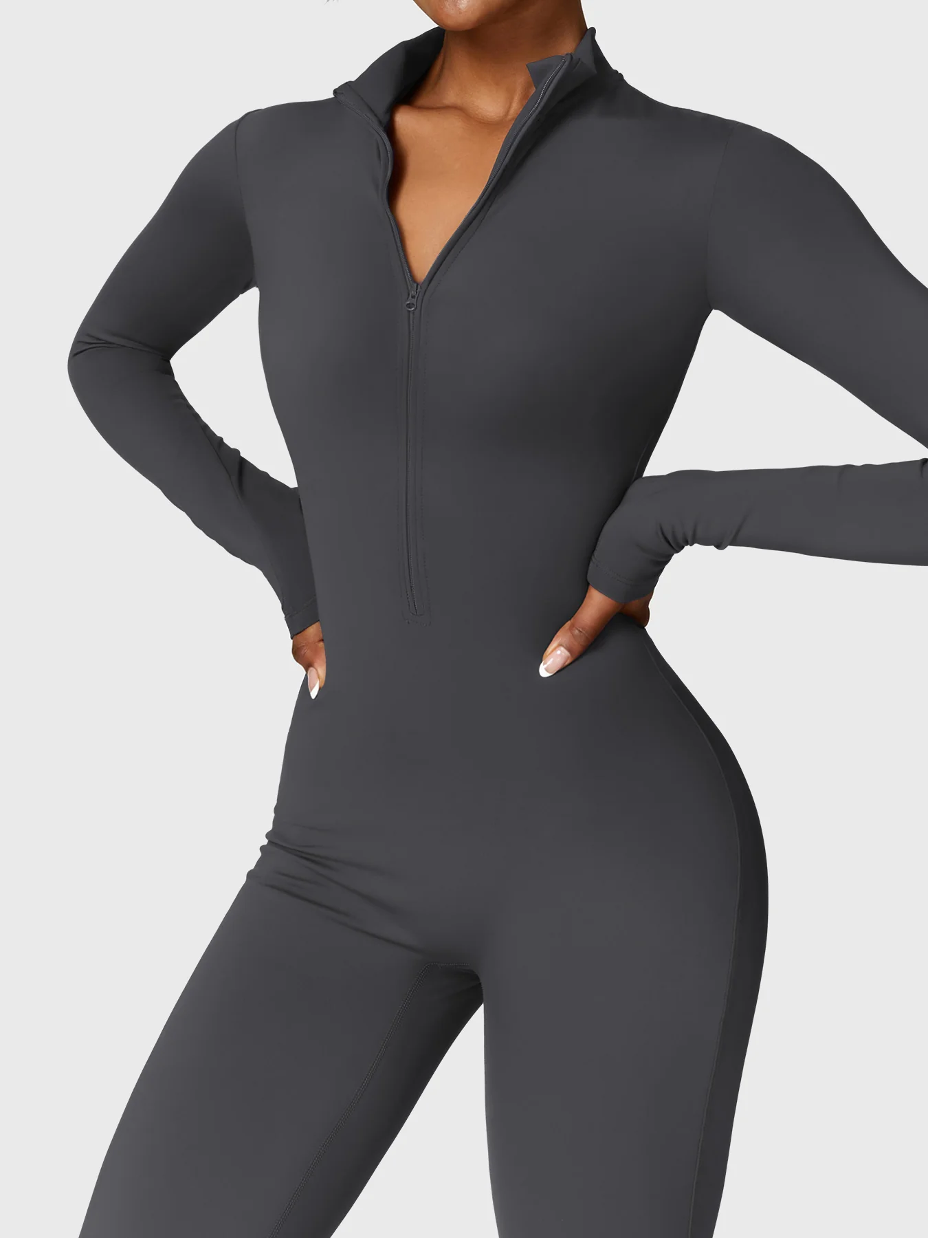 Yeoreo Belle Fleece Long Sleeve Zipper Jumpsuit - Image 69