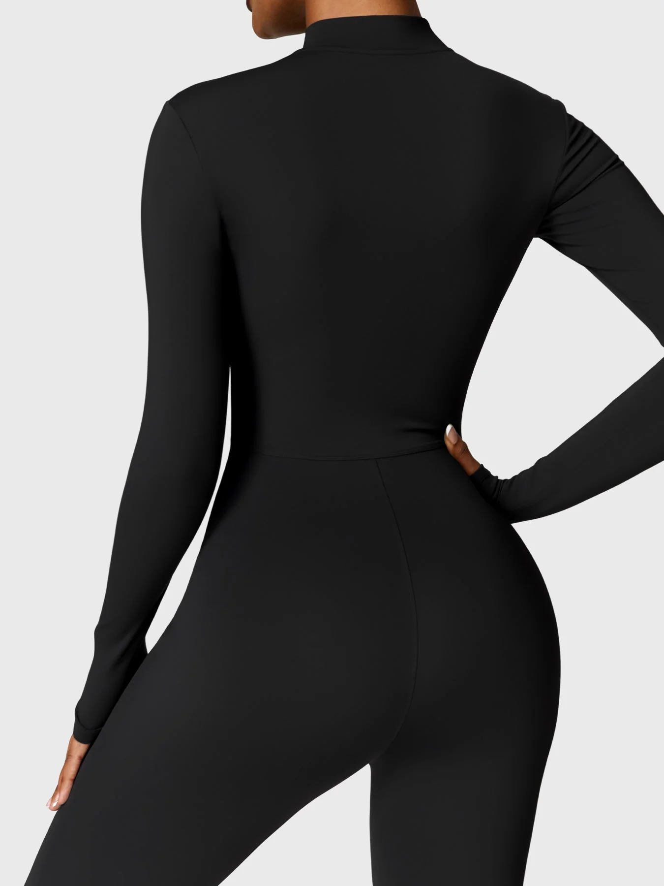 Yeoreo Belle Fleece Long Sleeve Zipper Jumpsuit - Image 7