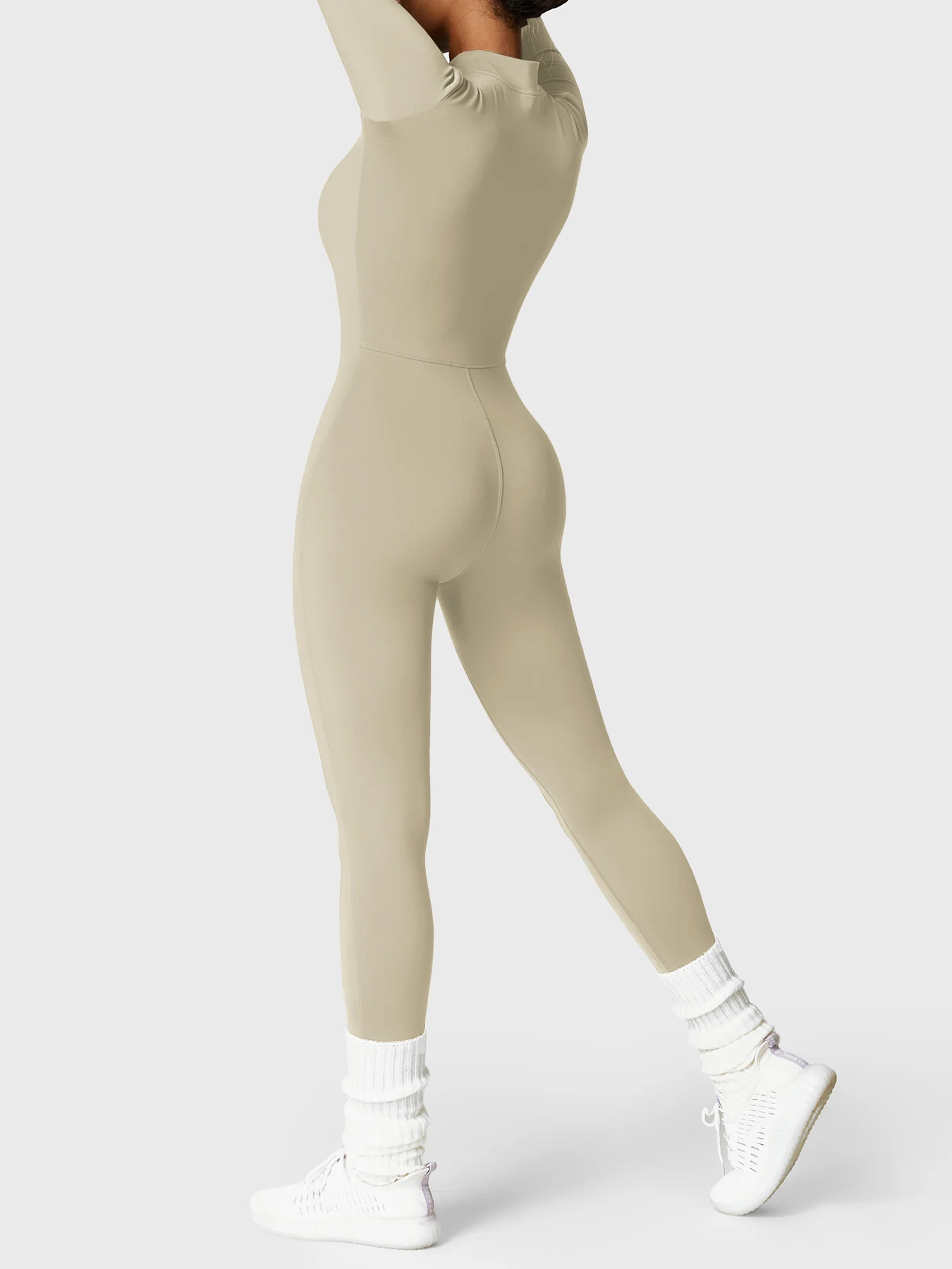 Yeoreo Belle Fleece Long Sleeve Zipper Jumpsuit - Image 75