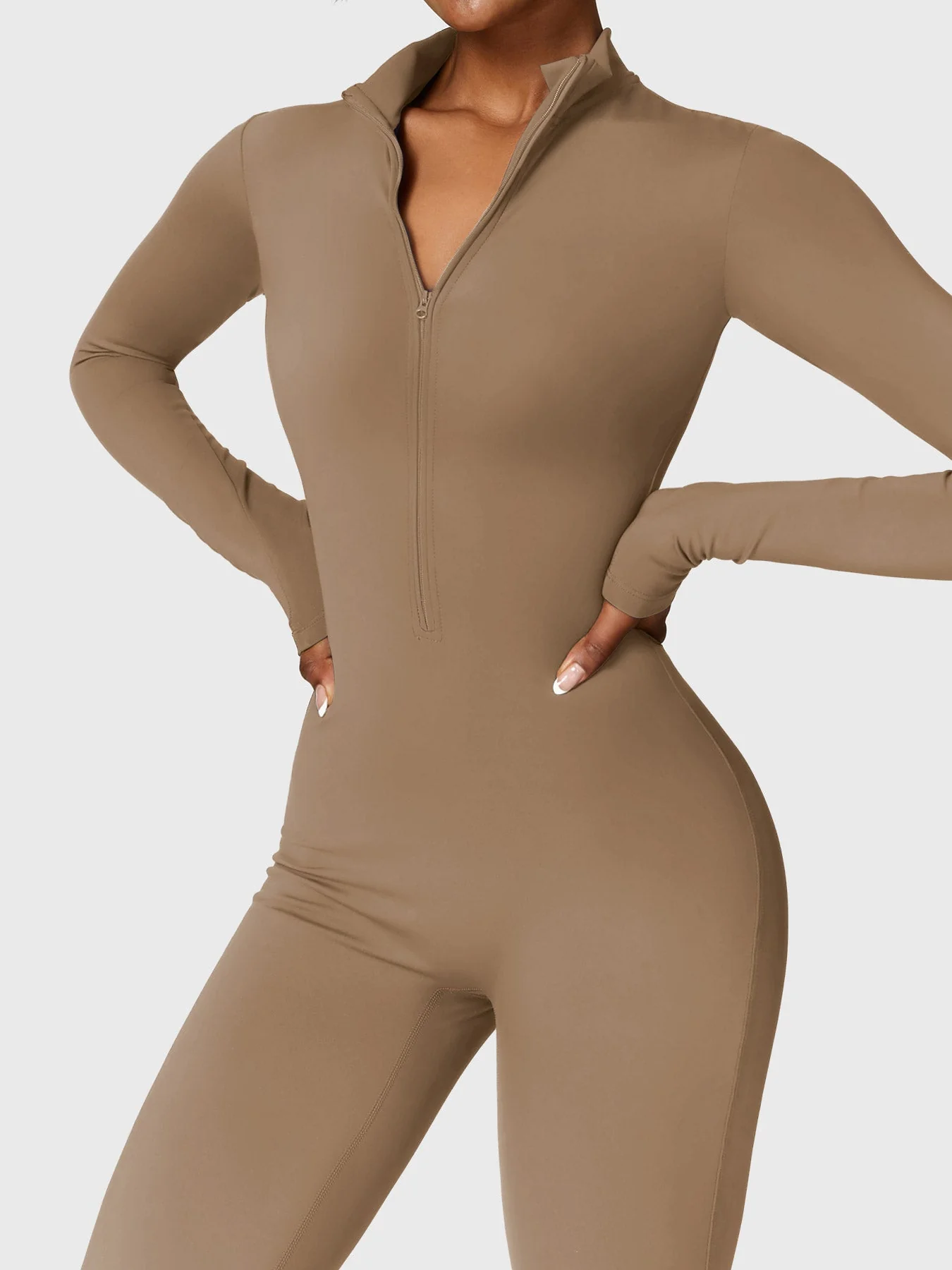 Yeoreo Belle Fleece Long Sleeve Zipper Jumpsuit - Image 24