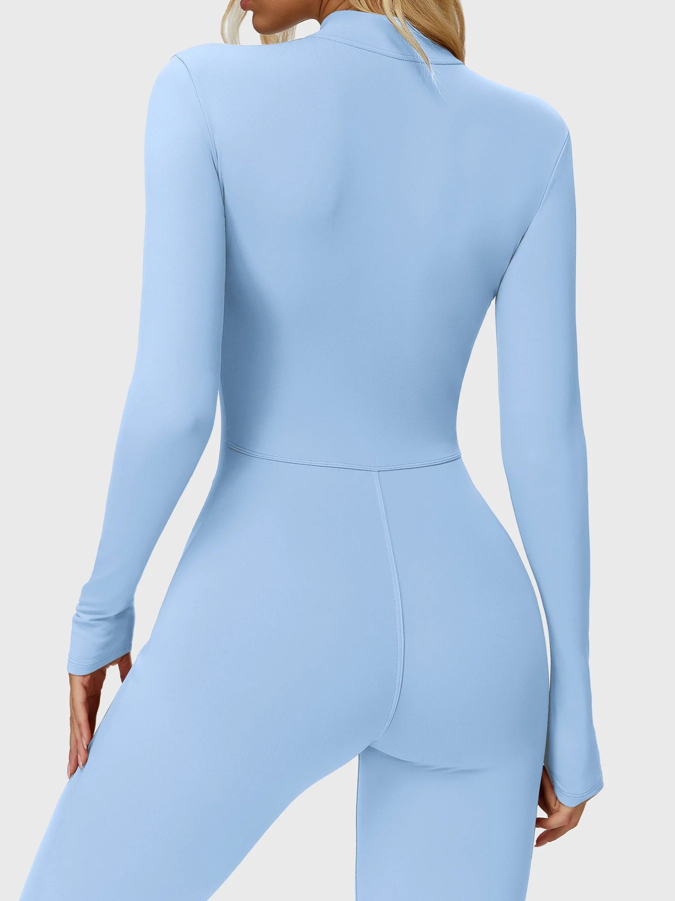 Yeoreo Belle Long Sleeve Zipper Flared Jumpsuit - Image 72