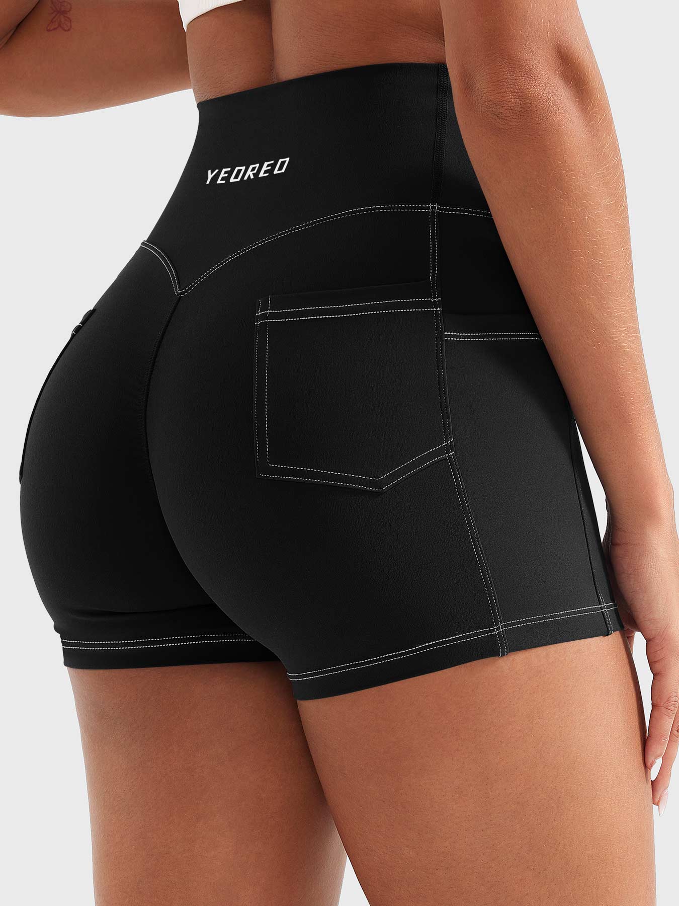 Yeoreo Bernicy 3.6" Faux Denim Shorts - Image 10
