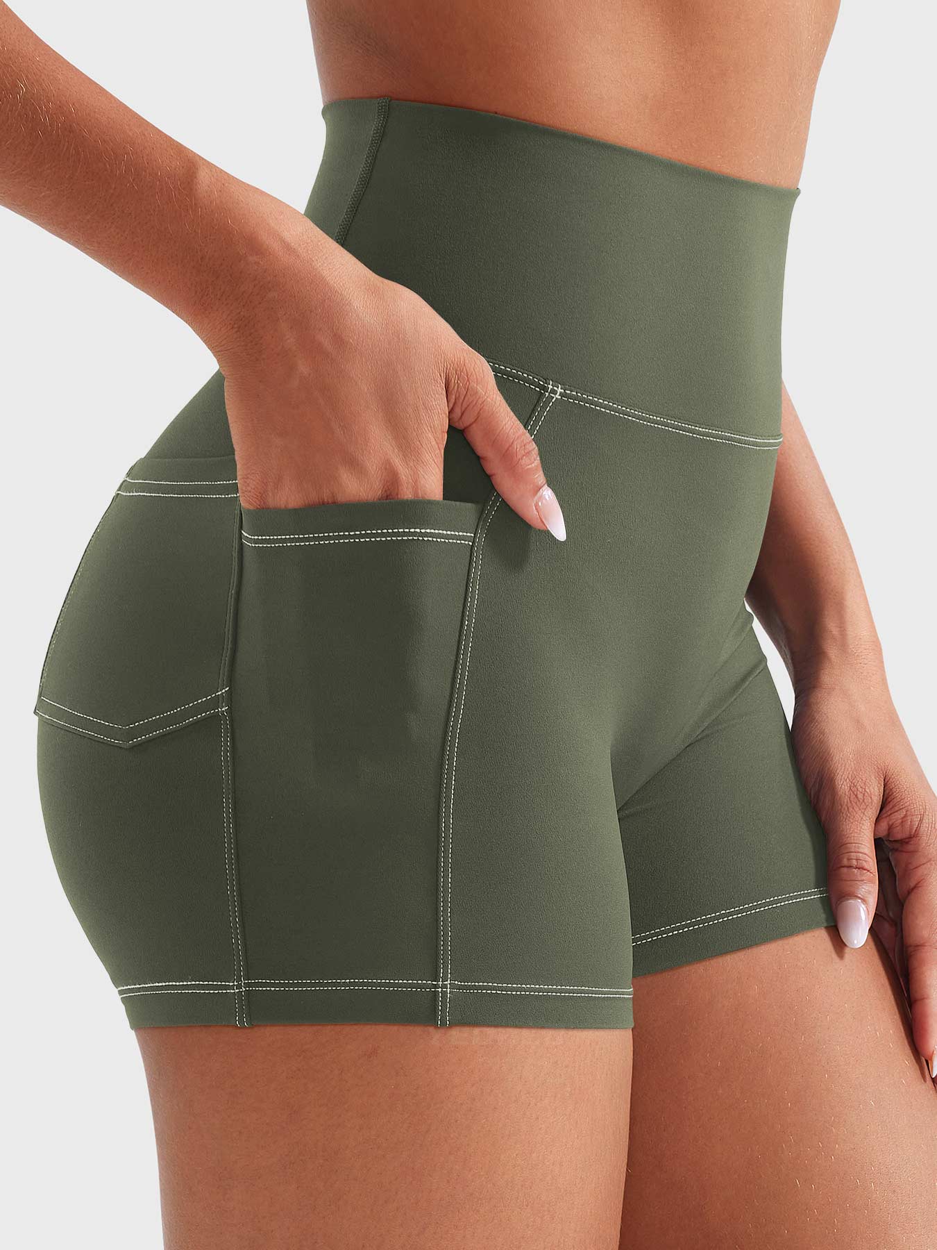 Yeoreo Bernicy 3.6" Faux Denim Shorts - Image 2