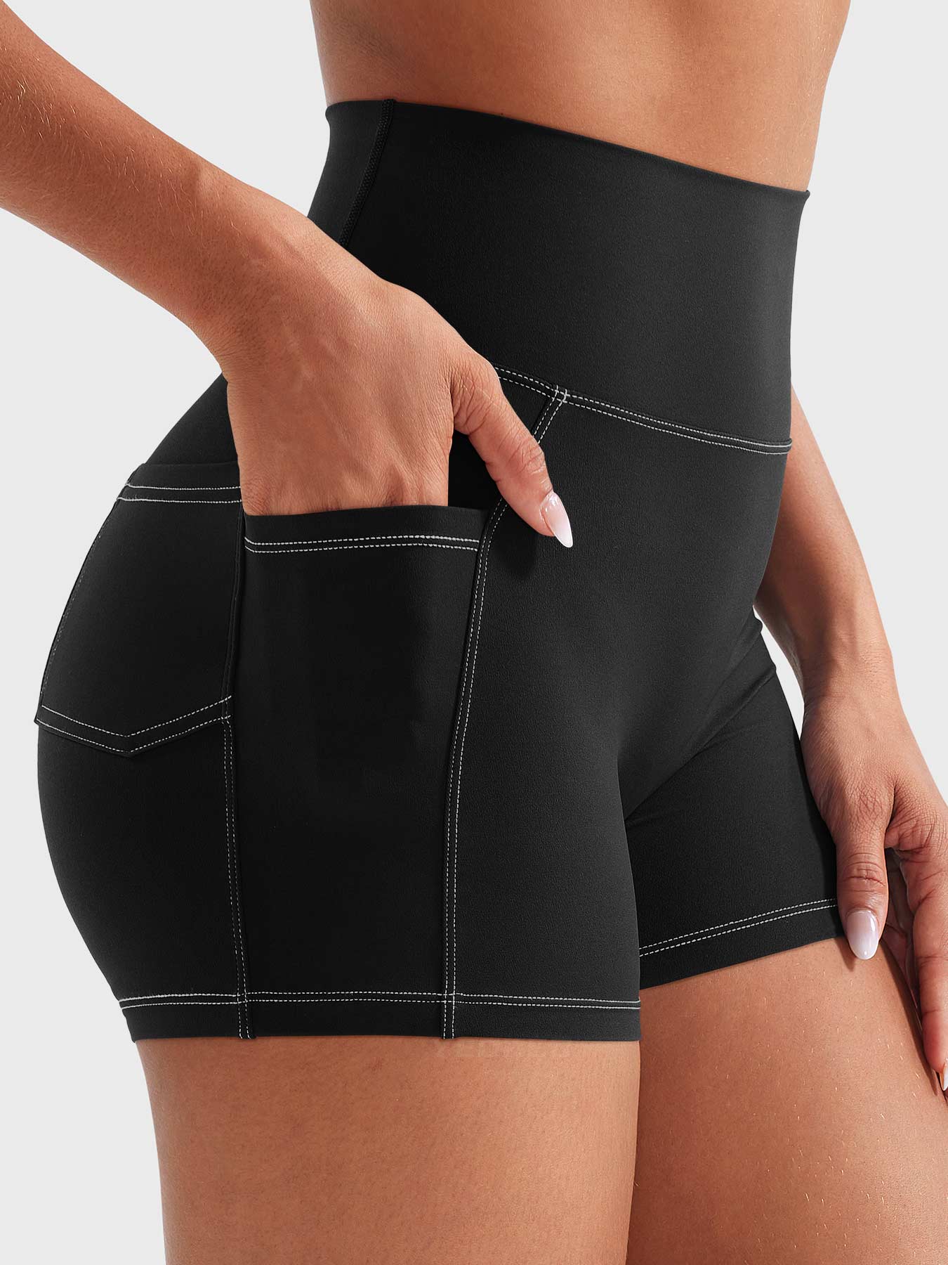 Yeoreo Bernicy 3.6" Faux Denim Shorts - Image 8