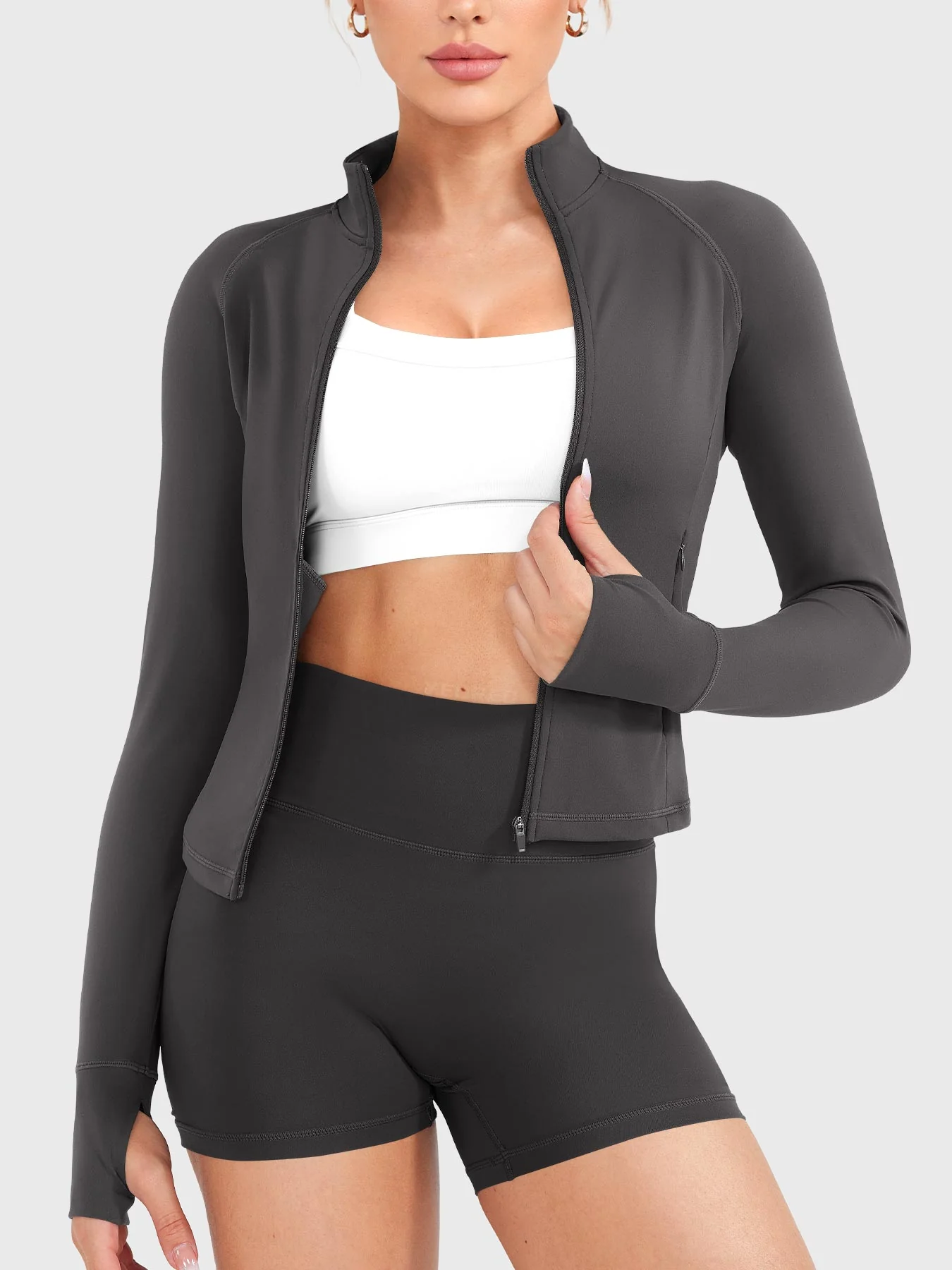 Yeoreo Candecy Zip Up Jacket with Pockets - Image 11