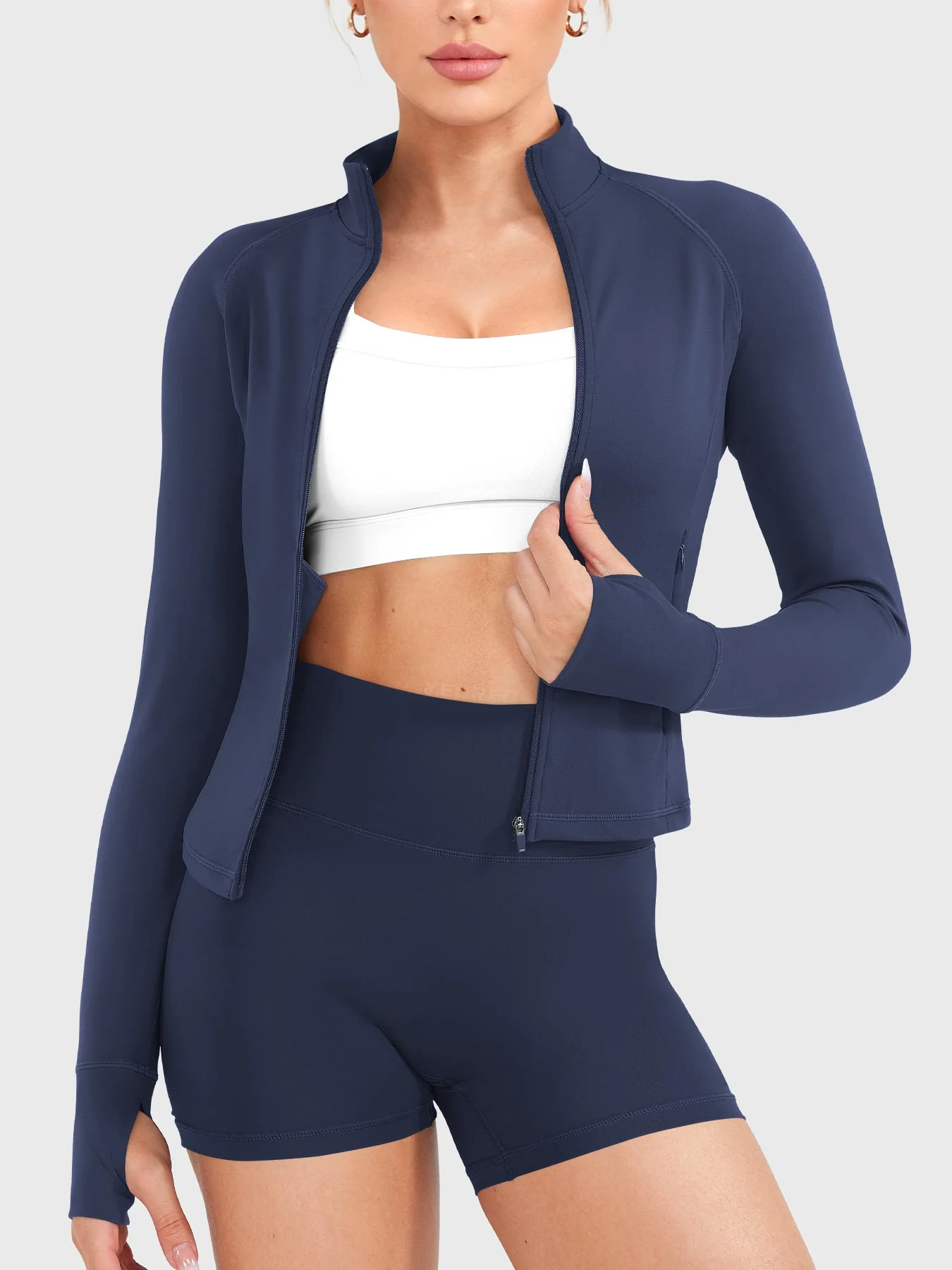 Yeoreo Candecy Zip Up Jacket with Pockets - Image 17