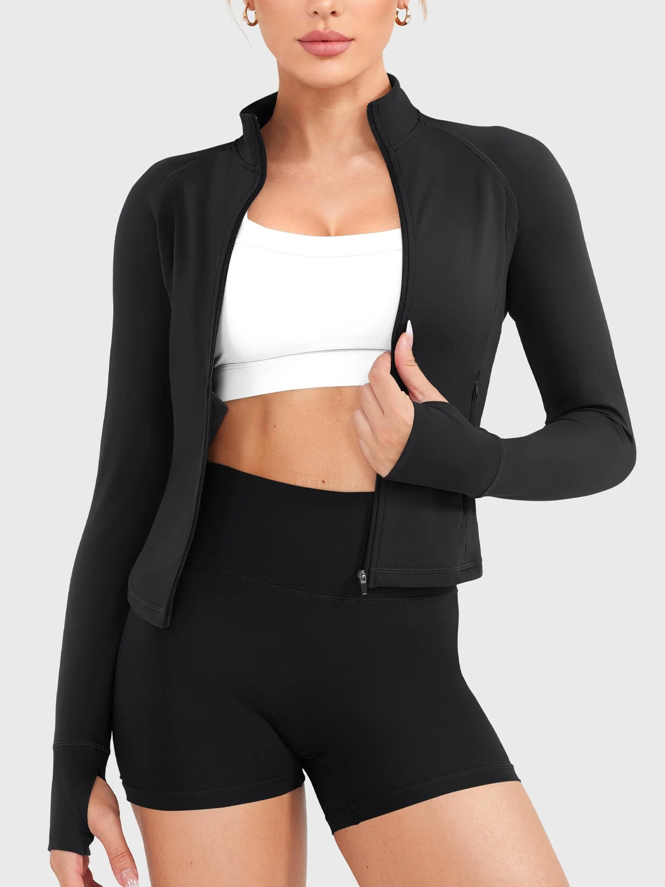 Yeoreo Candecy Zip Up Jacket with Pockets - Image 5