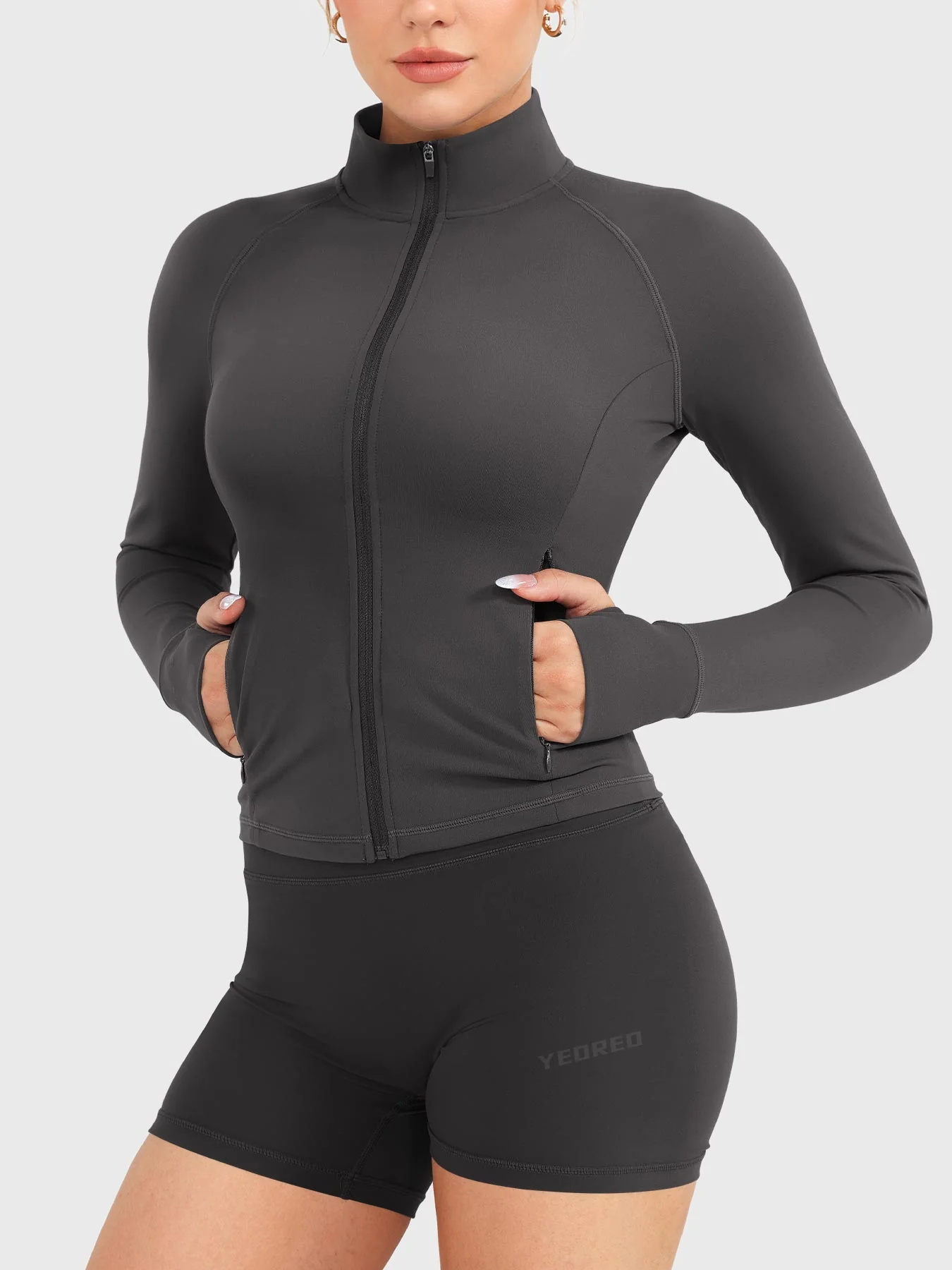 Yeoreo Candecy Zip Up Jacket with Pockets - Image 9