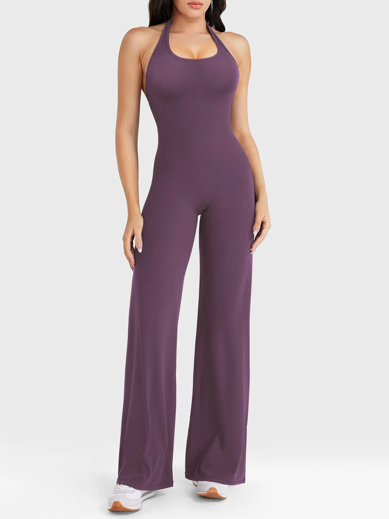 Yeoreo Cathylie Halter Straight Leg Jumpsuit