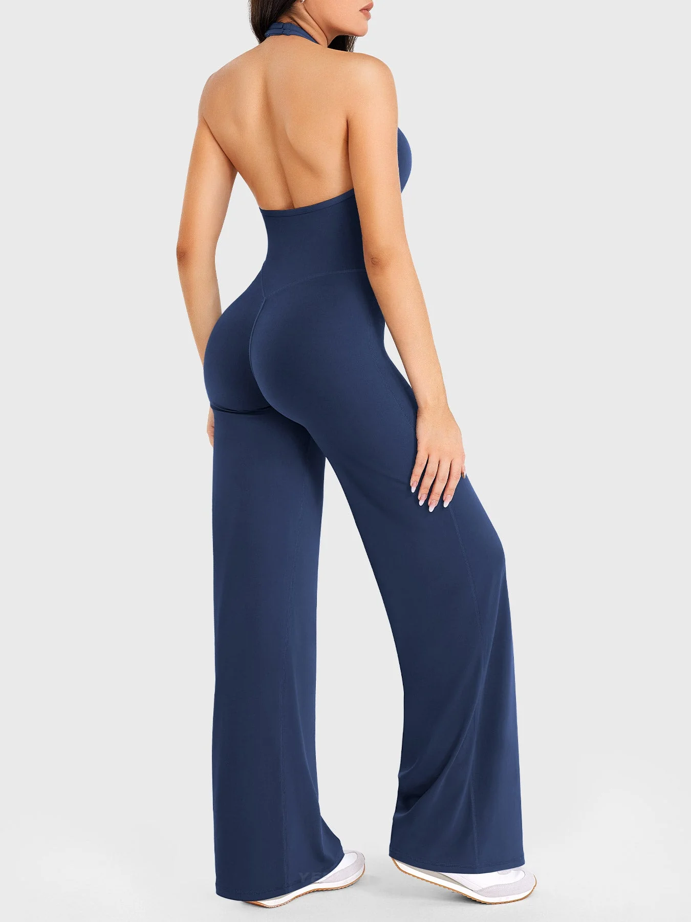 Yeoreo Cathylie Halter Straight Leg Jumpsuit - Image 10
