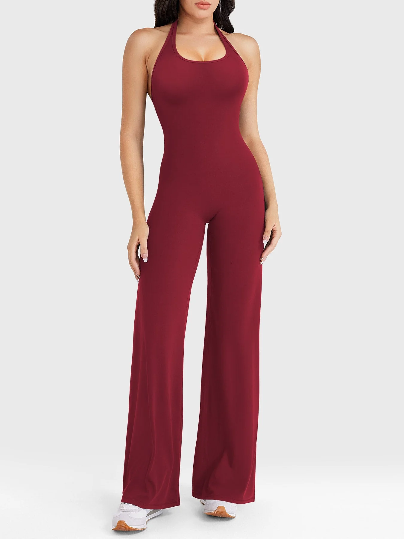 Yeoreo Cathylie Halter Straight Leg Jumpsuit - Image 11