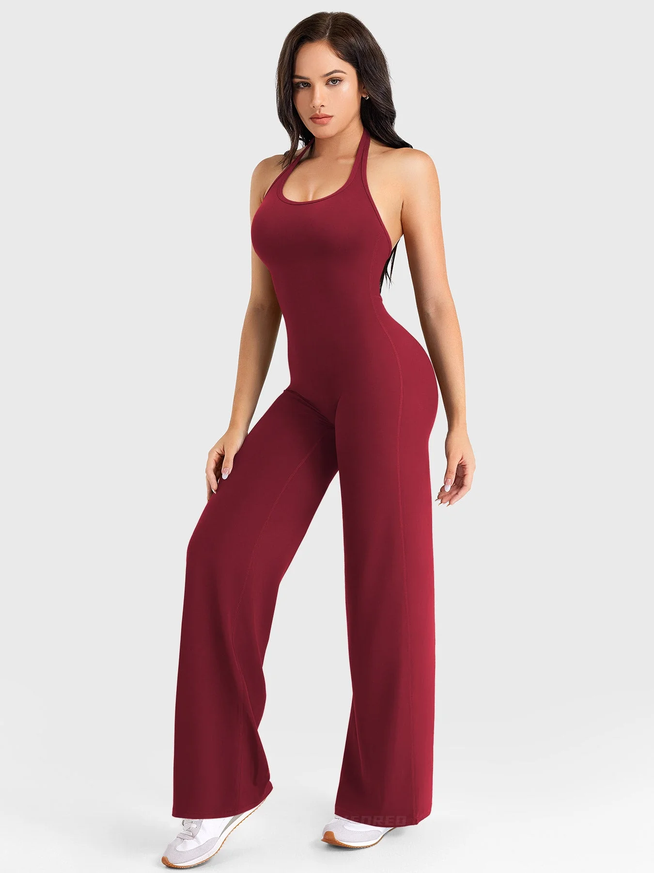 Yeoreo Cathylie Halter Straight Leg Jumpsuit - Image 14