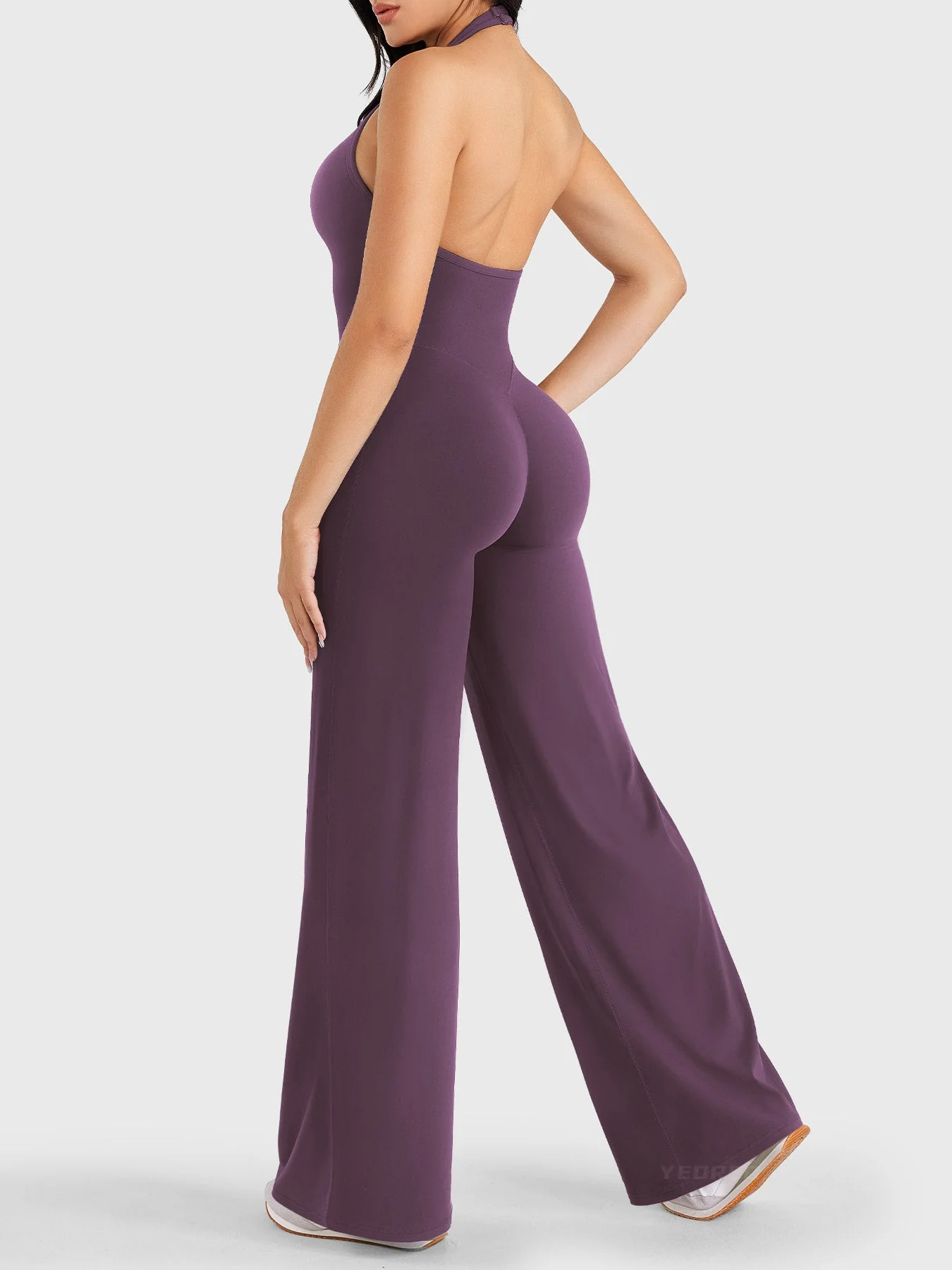 Yeoreo Cathylie Halter Straight Leg Jumpsuit - Image 3