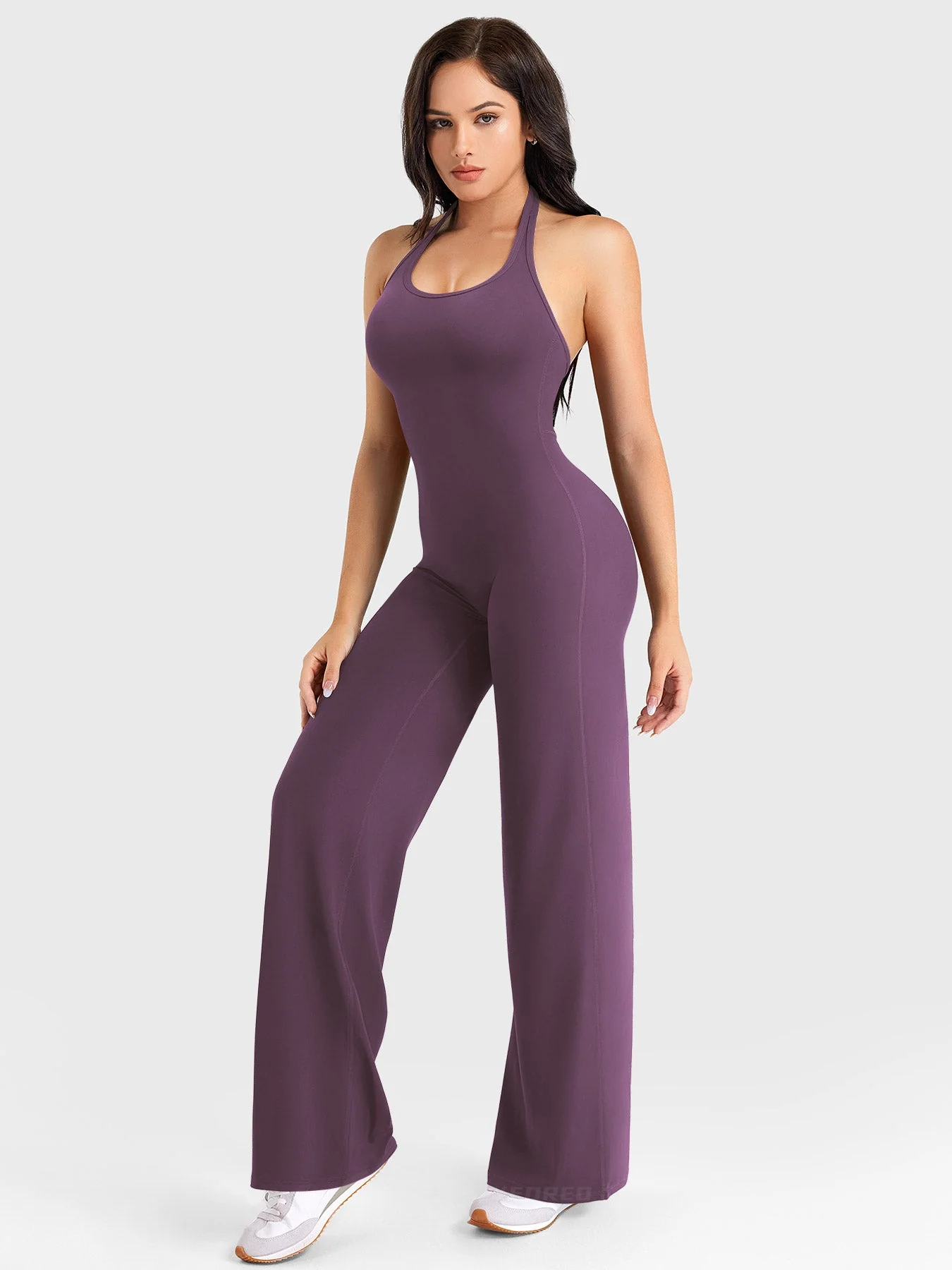 Yeoreo Cathylie Halter Straight Leg Jumpsuit - Image 4