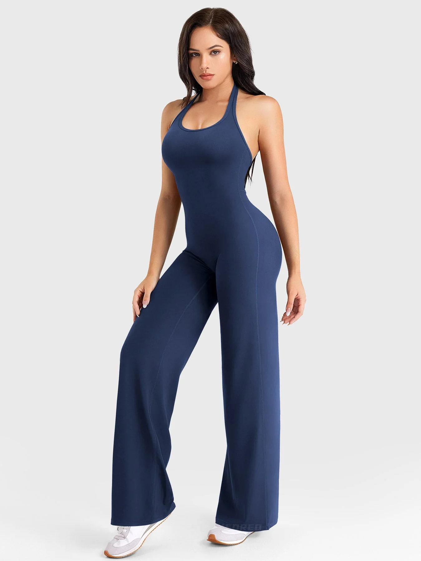 Yeoreo Cathylie Halter Straight Leg Jumpsuit - Image 9