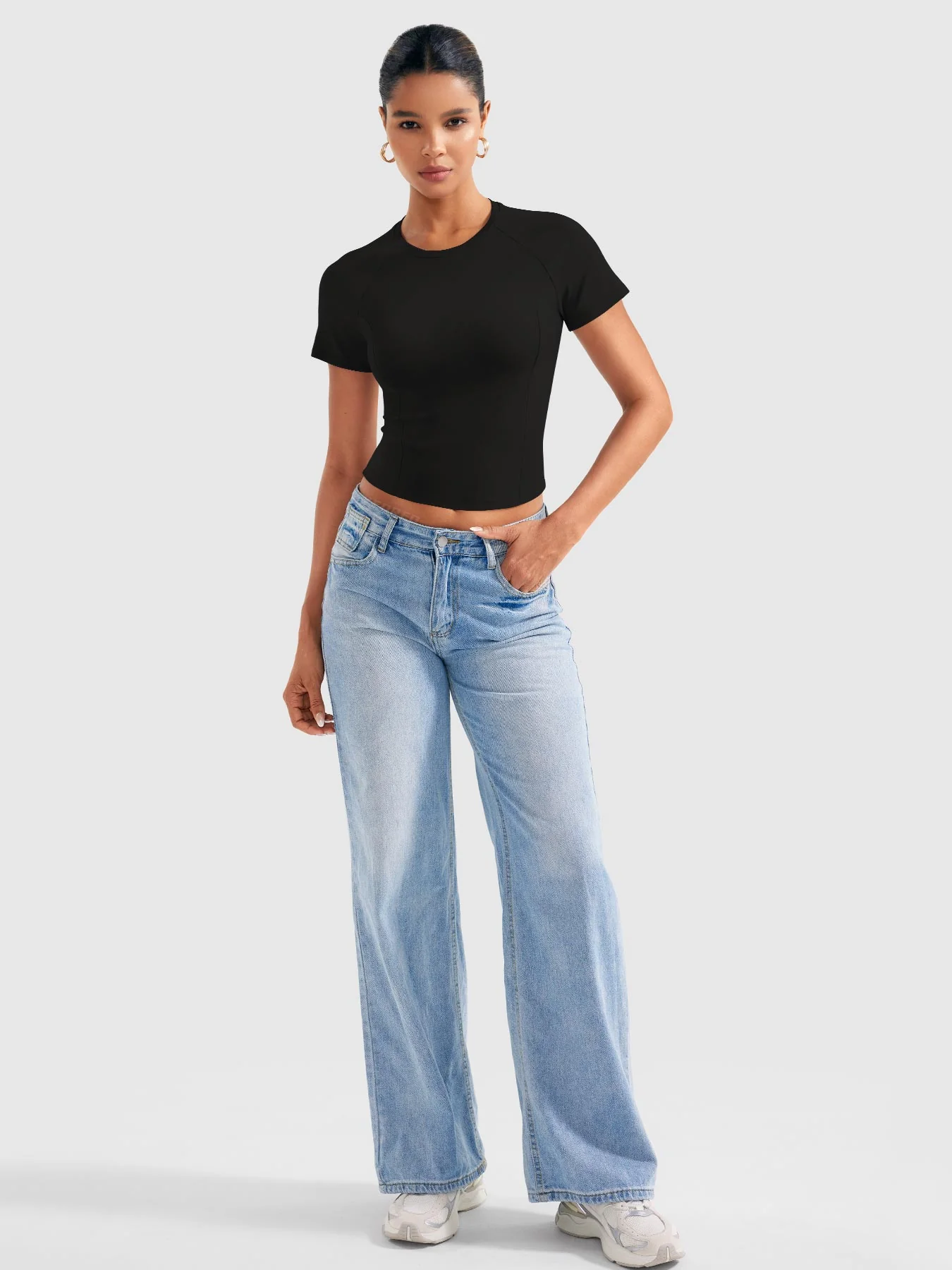 Yeoreo Corriny Raglan Sleeves Cotton T-Shirt - Image 18