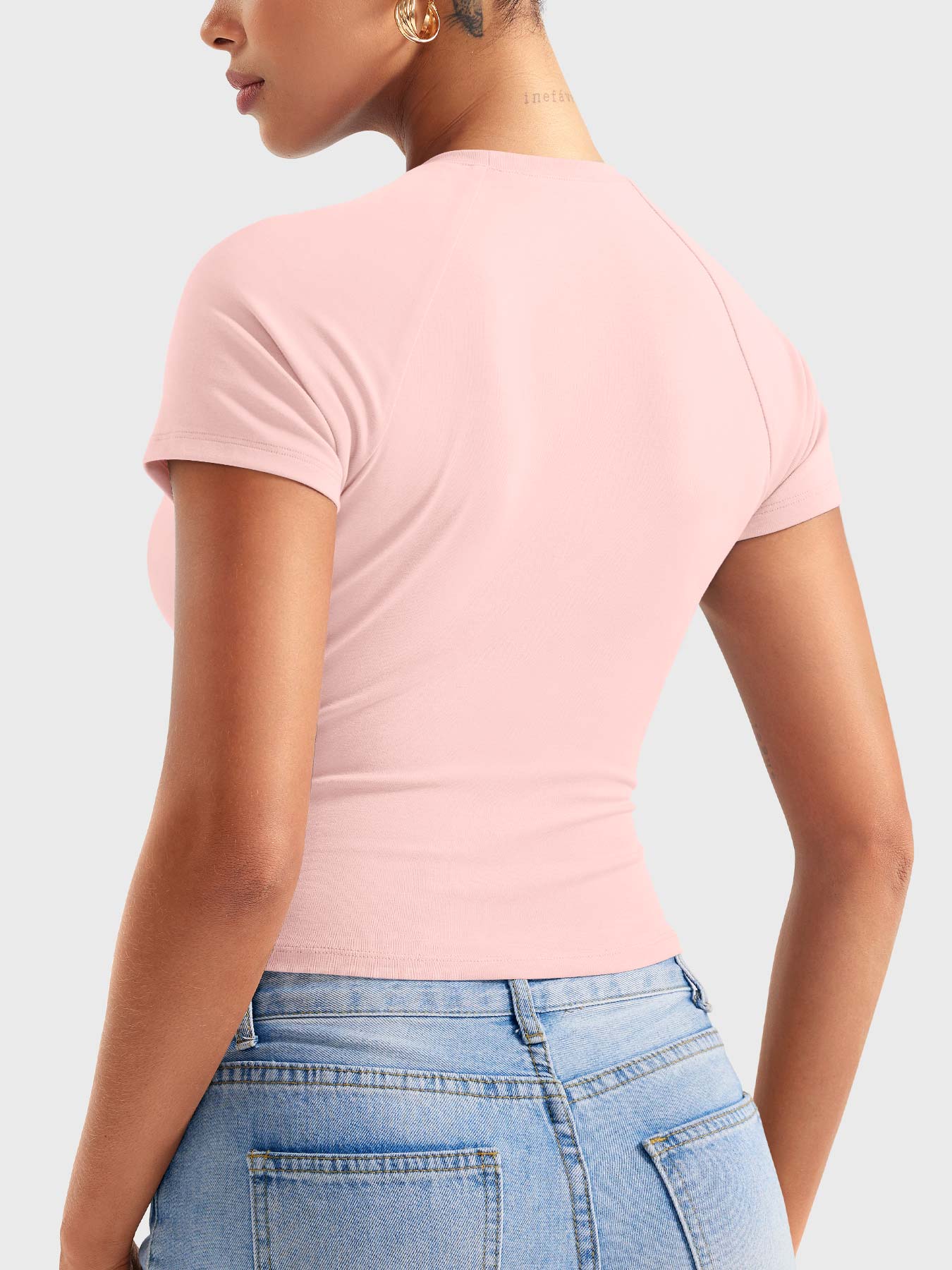 Yeoreo Corriny Raglan Sleeves Cotton T-Shirt - Image 20