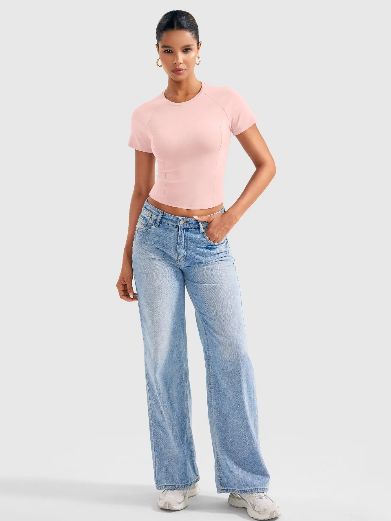 Yeoreo Corriny Raglan Sleeves Cotton T-Shirt - Image 24