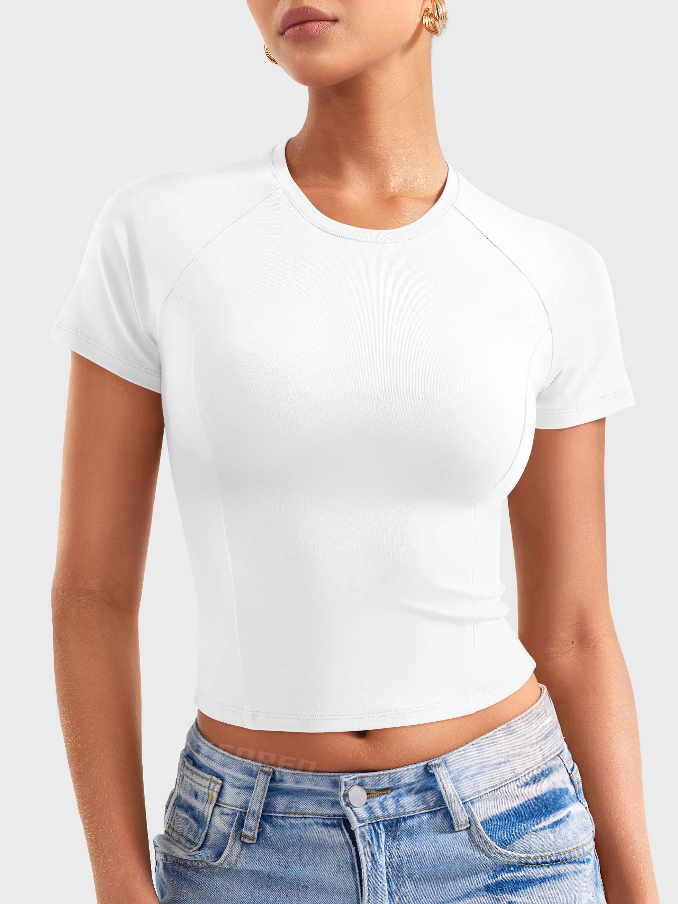 Yeoreo Corriny Raglan Sleeves Cotton T-Shirt - Image 25