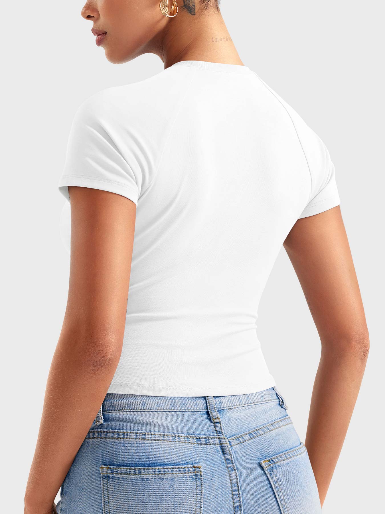 Yeoreo Corriny Raglan Sleeves Cotton T-Shirt - Image 26