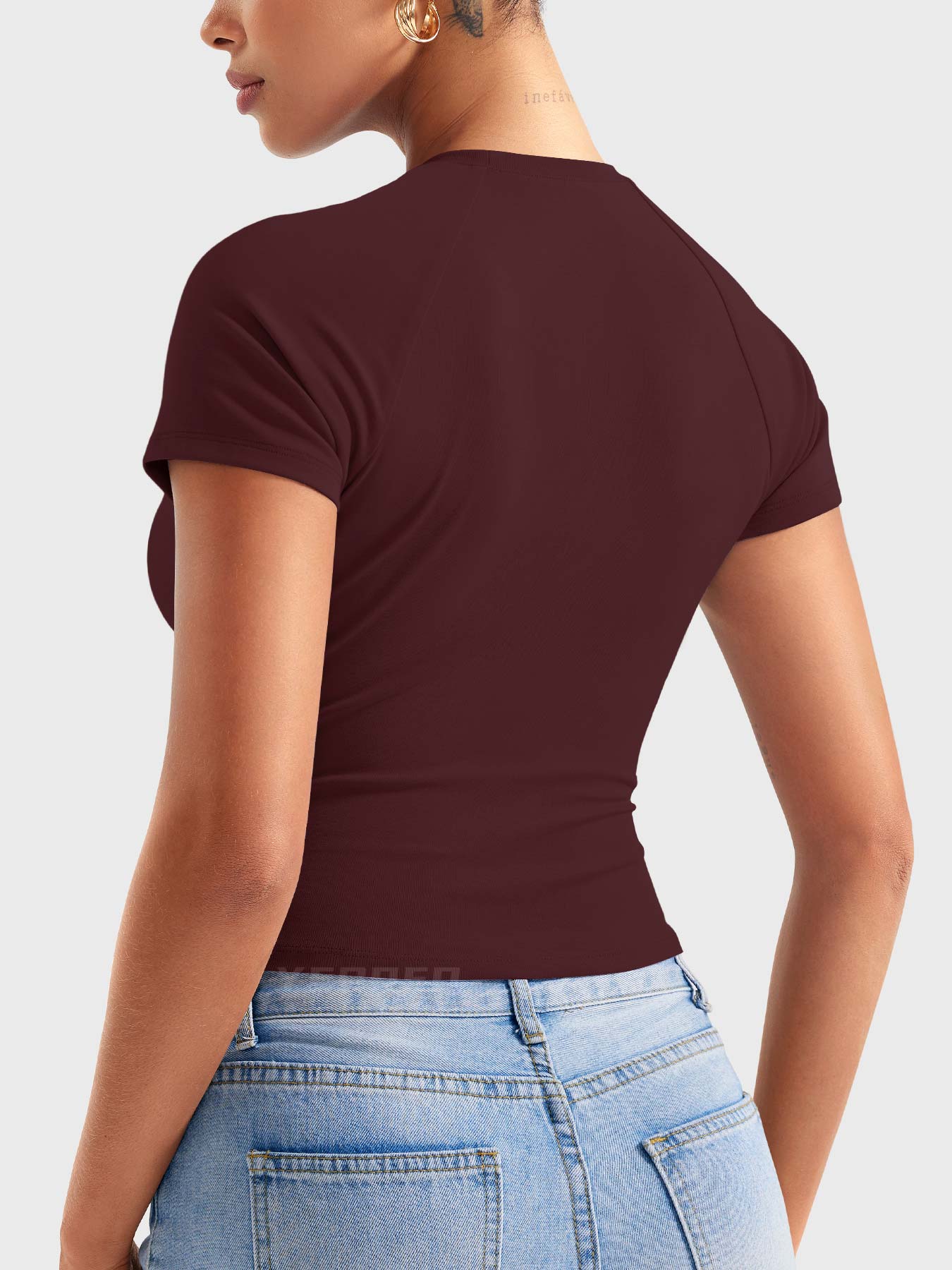 Yeoreo Corriny Raglan Sleeves Cotton T-Shirt - Image 32