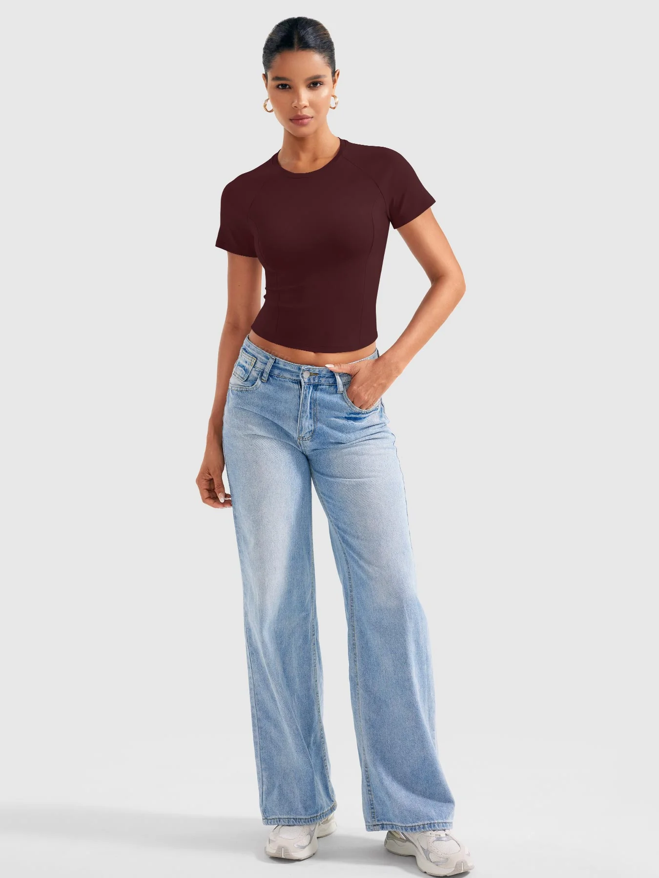 Yeoreo Corriny Raglan Sleeves Cotton T-Shirt - Image 36