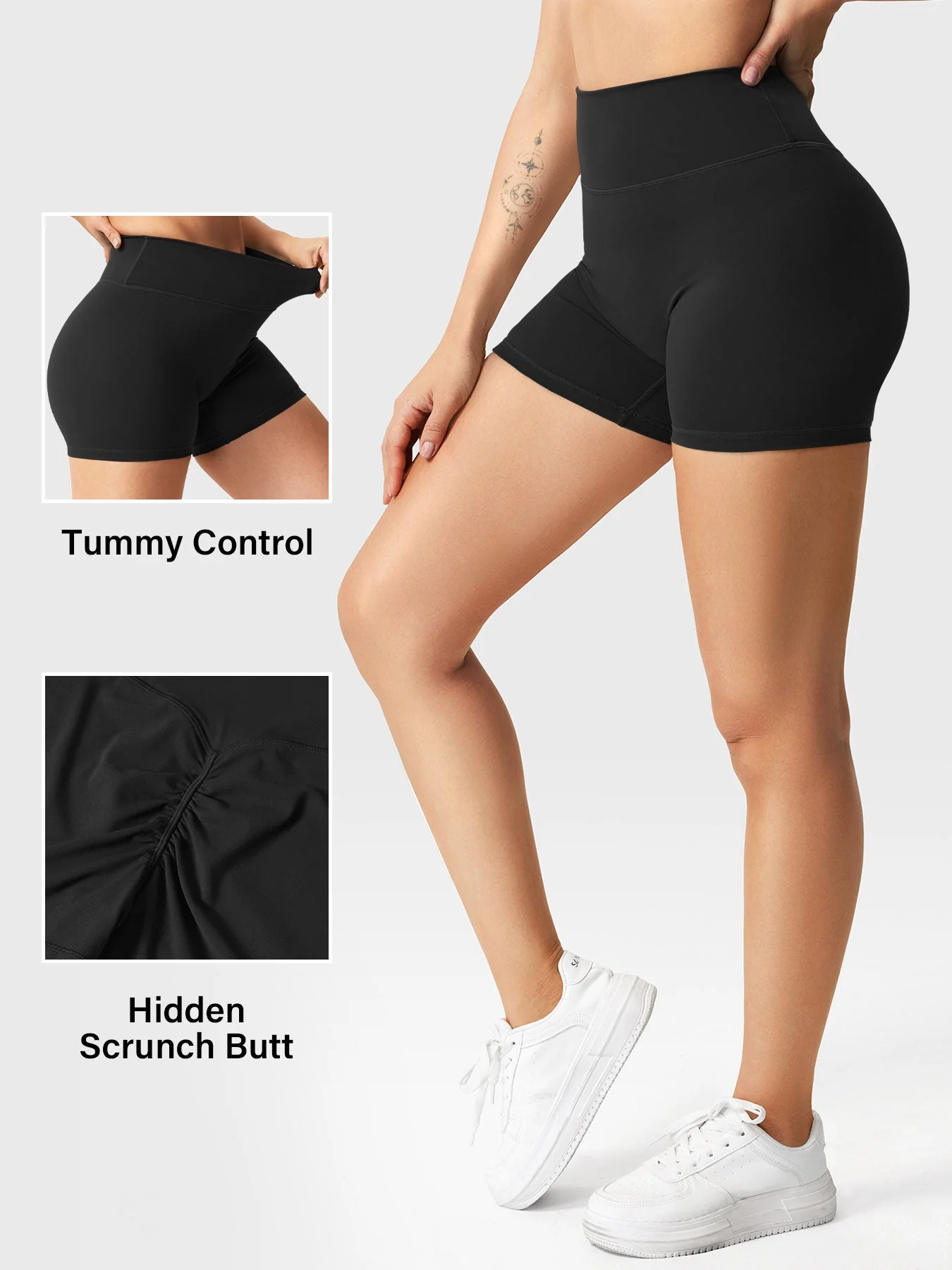 Yeoreo Craze 3.6" Scrunch Shorts - Image 5