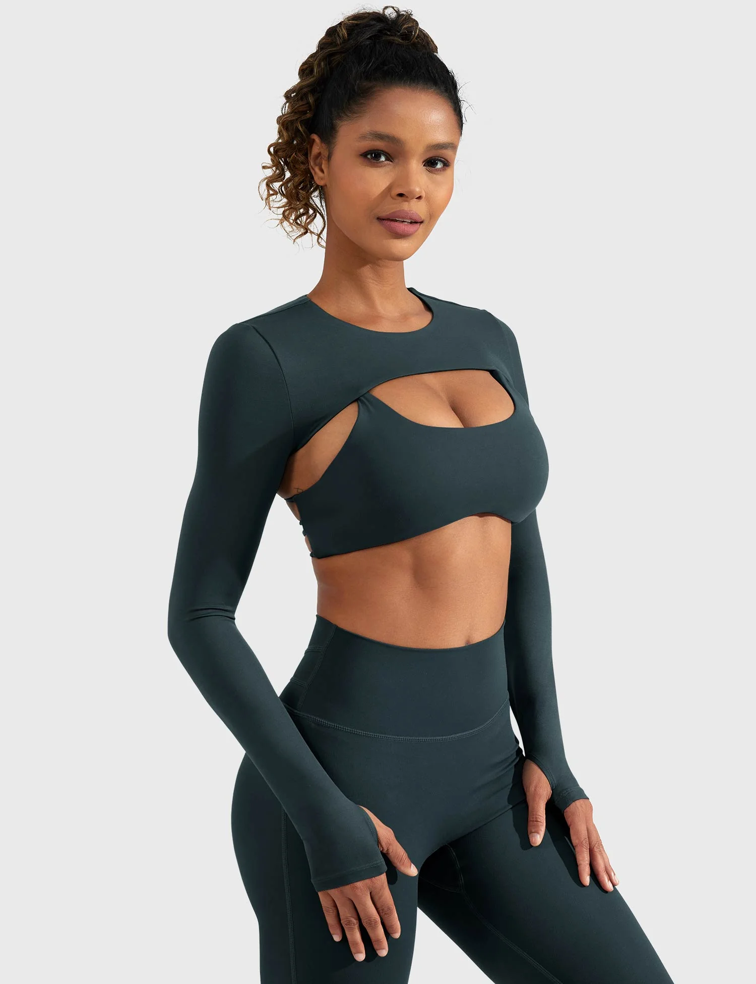 Yeoreo Crissy Long Sleeve Bolero Shrug - Image 24