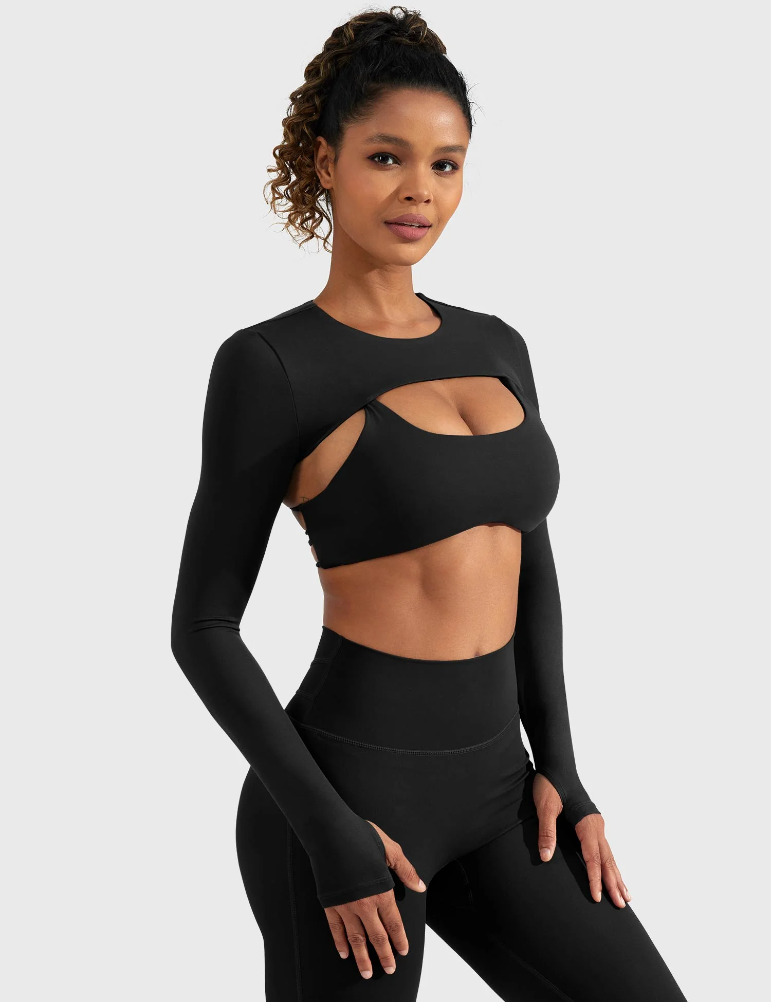 Yeoreo Crissy Long Sleeve Bolero Shrug - Image 3