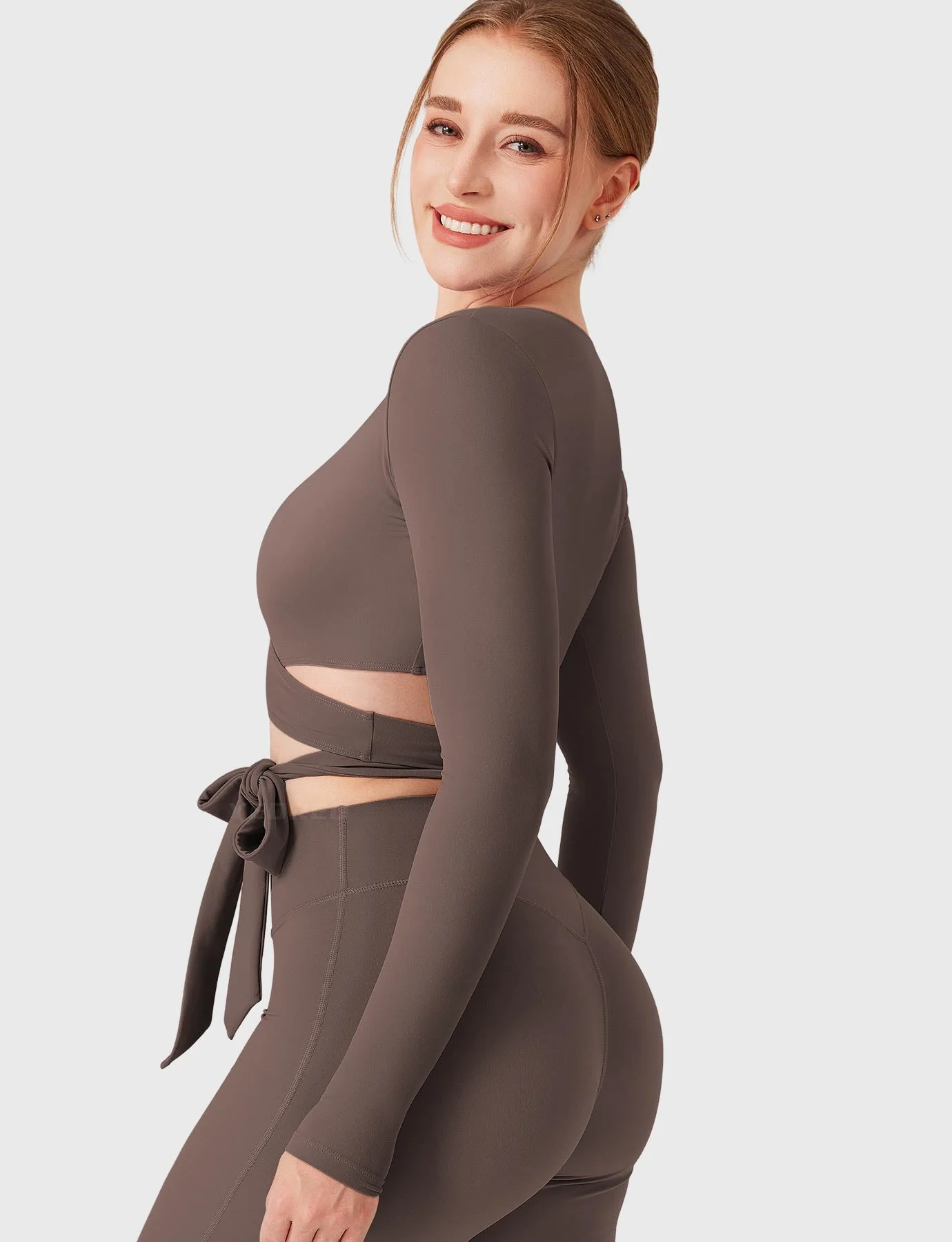 Yeoreo Dagney Long Sleeve Ballet Wrap Top - Image 19