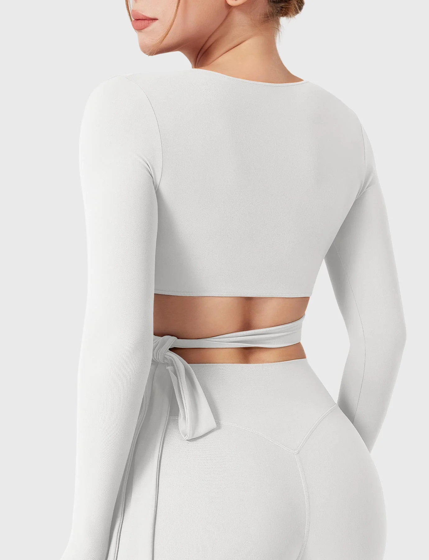 Yeoreo Dagney Long Sleeve Ballet Wrap Top - Image 22