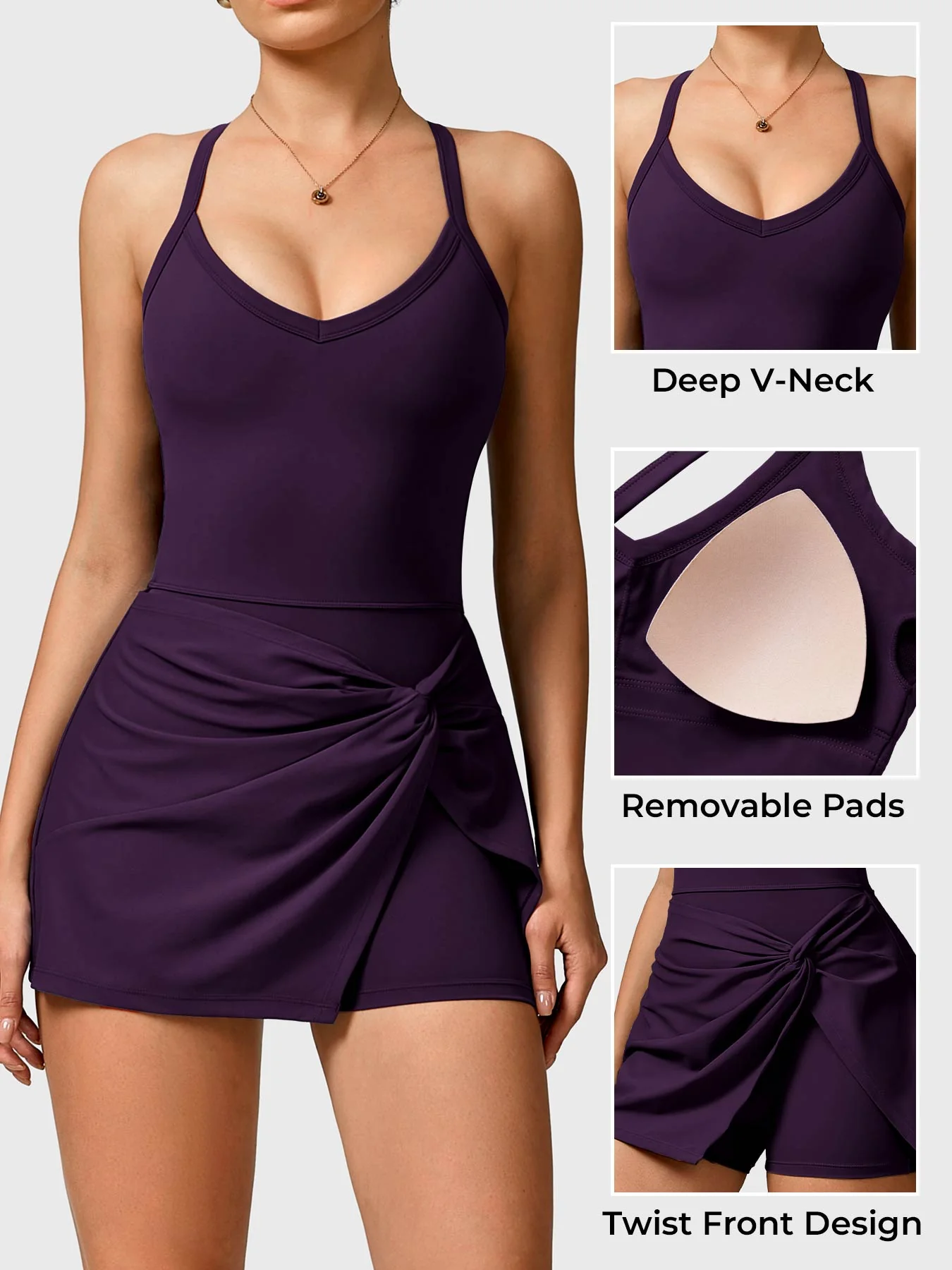 Yeoreo Daisey Twist Front Tennis Dress - Image 27