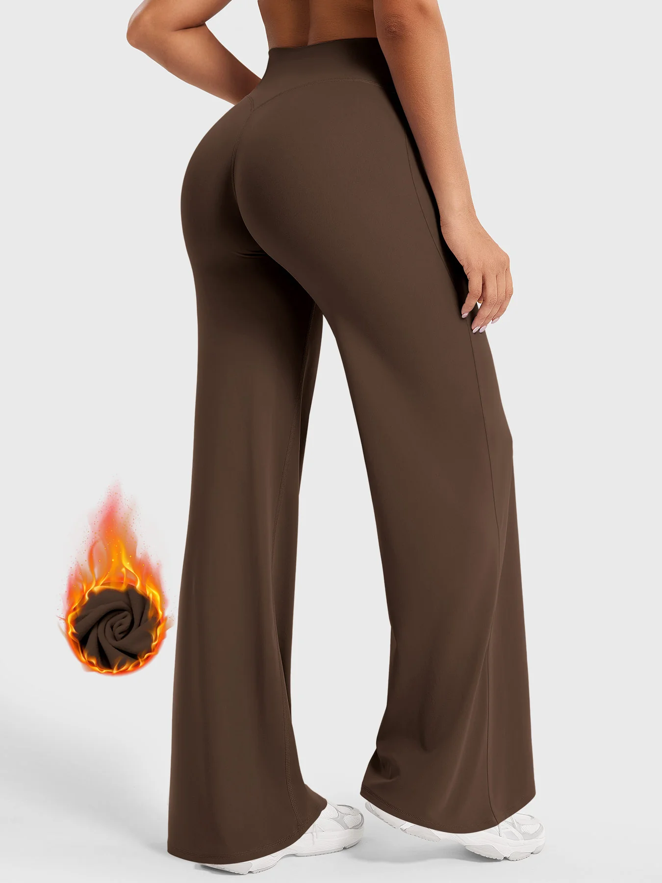 Yeoreo Eddiy 33" Fleece Straight Leg Leggings - Image 13