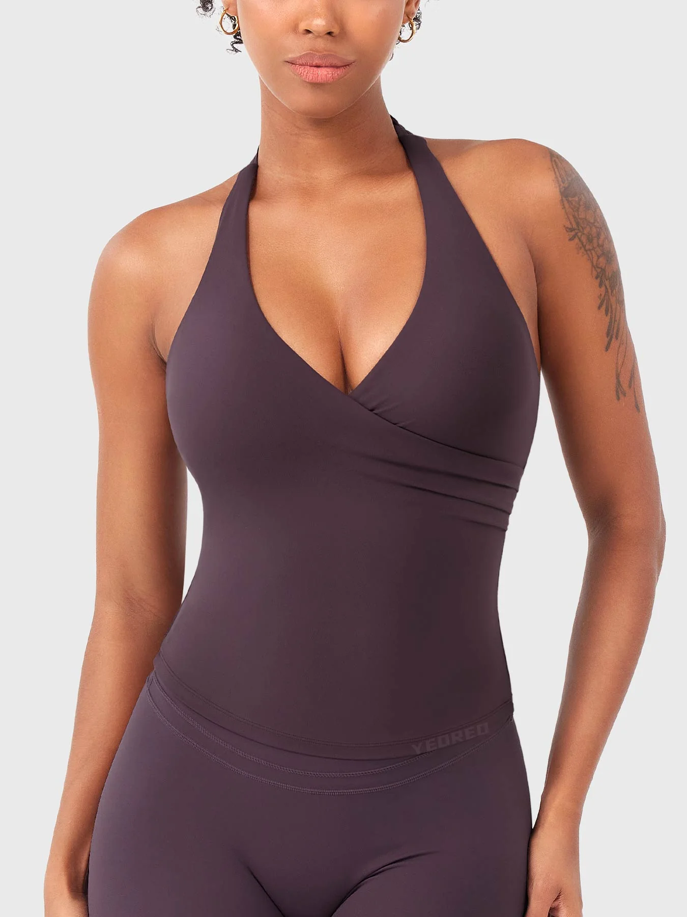 Yeoreo Elevine V Halter Tank - Image 11