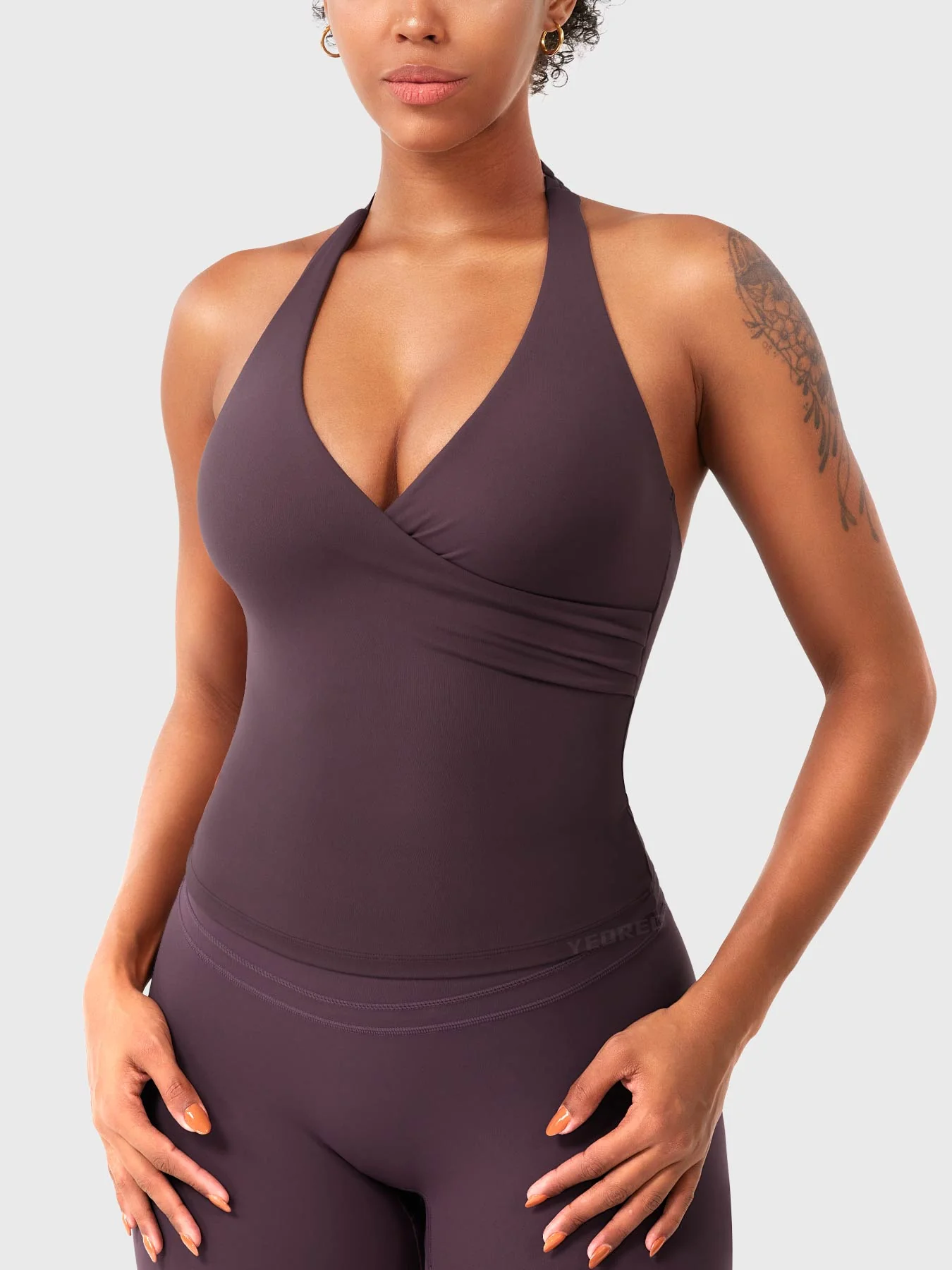 Yeoreo Elevine V Halter Tank - Image 13
