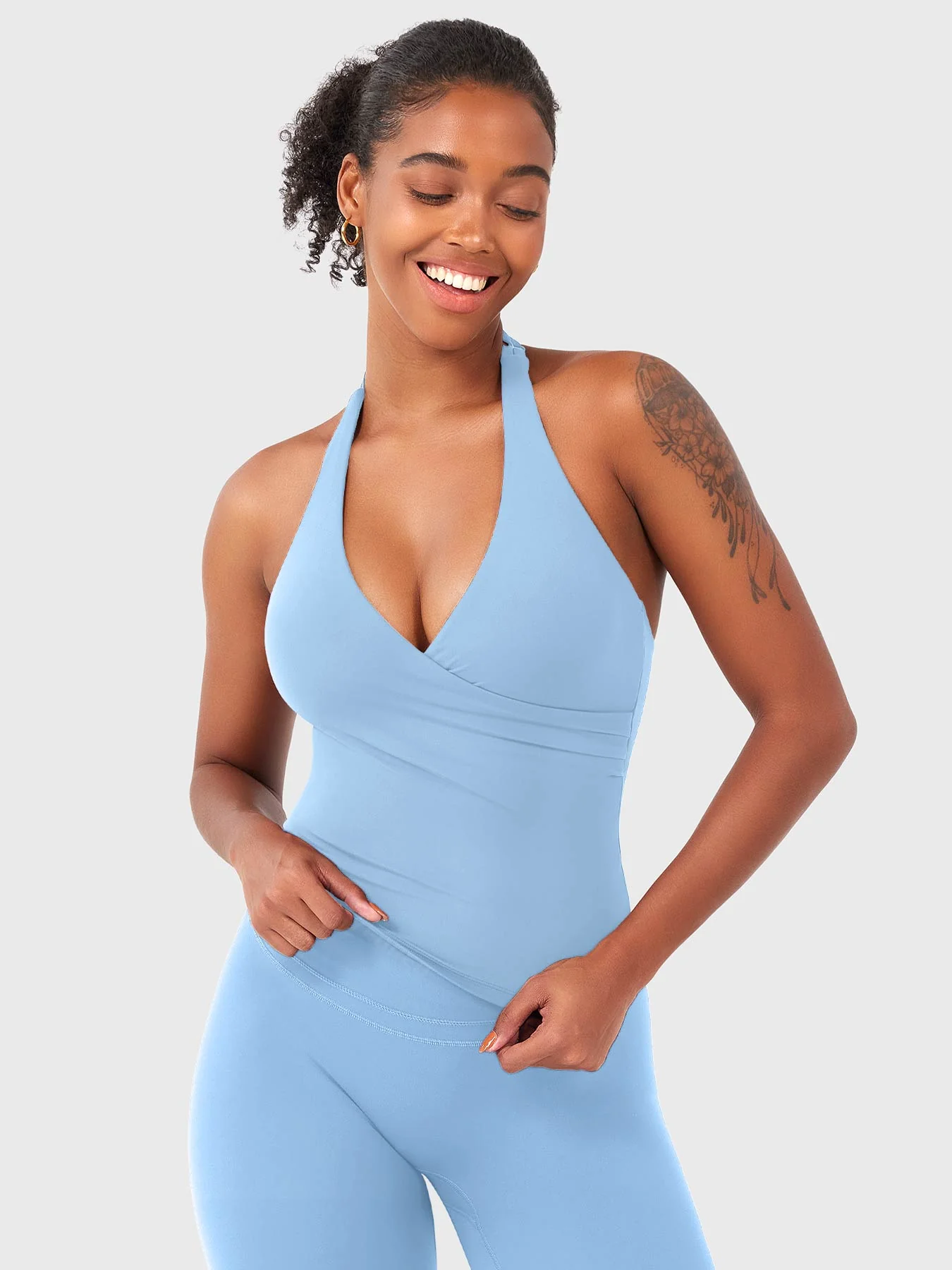 Yeoreo Elevine V Halter Tank - Image 25