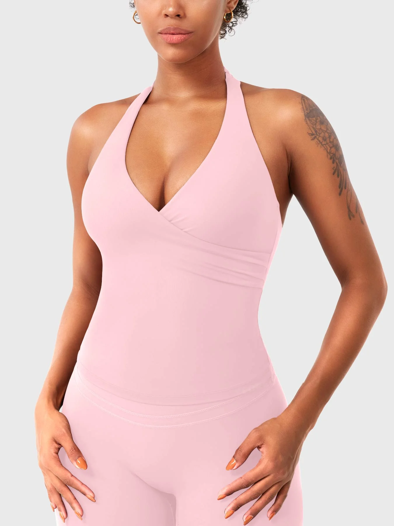 Yeoreo Elevine V Halter Tank - Image 3