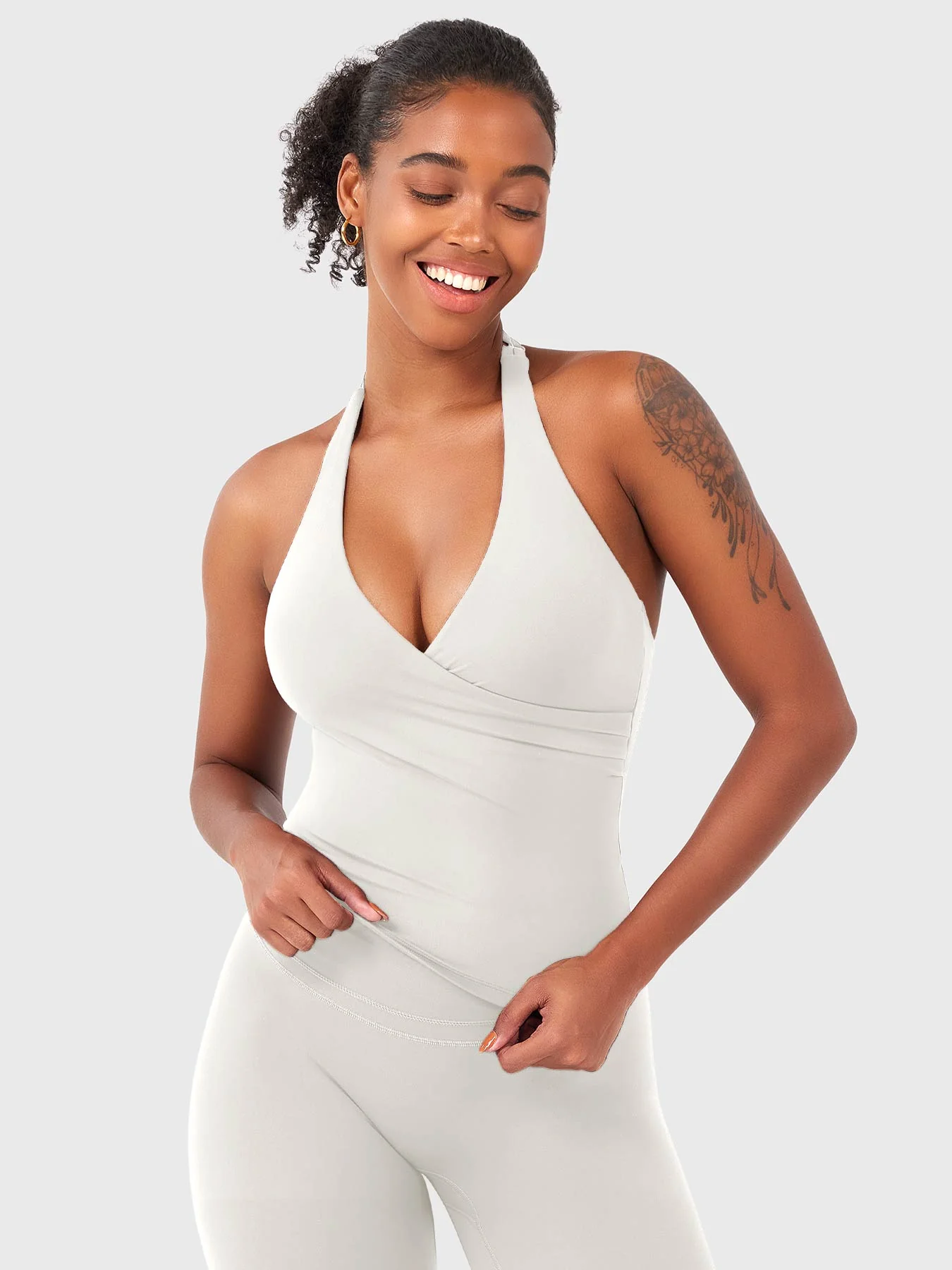 Yeoreo Elevine V Halter Tank - Image 30