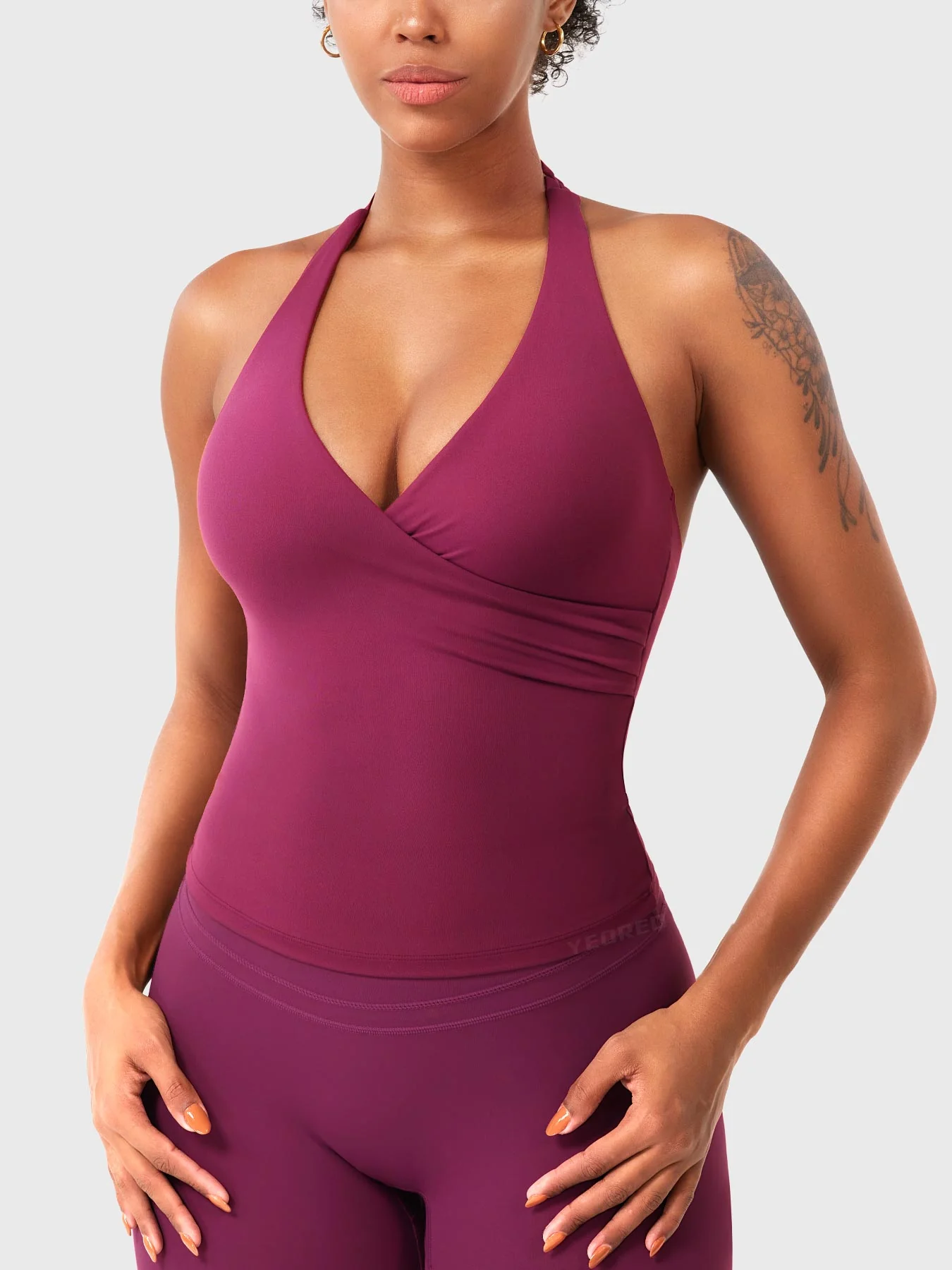 Yeoreo Elevine V Halter Tank - Image 33